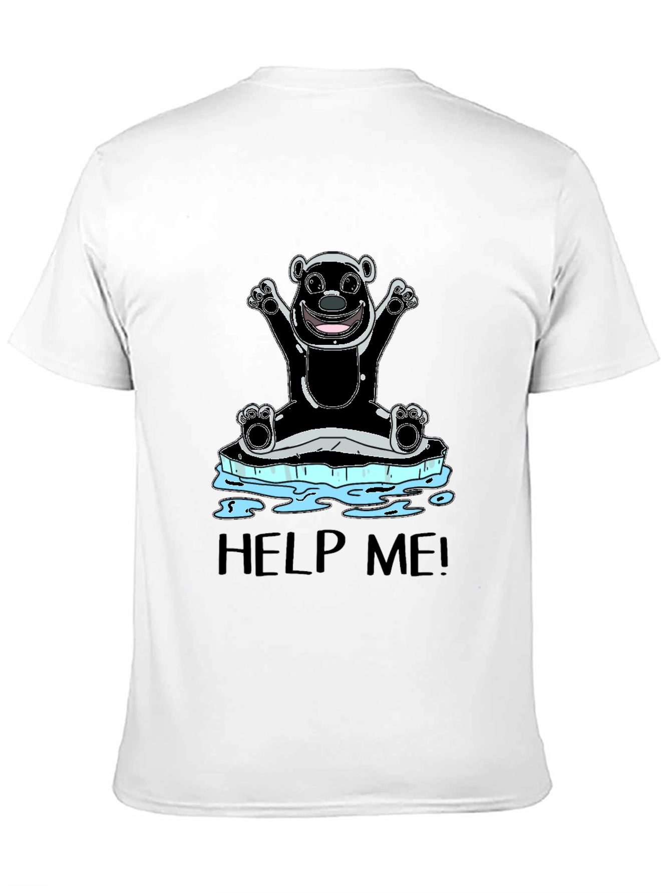 Help Me Polar Bear Graphic Tee