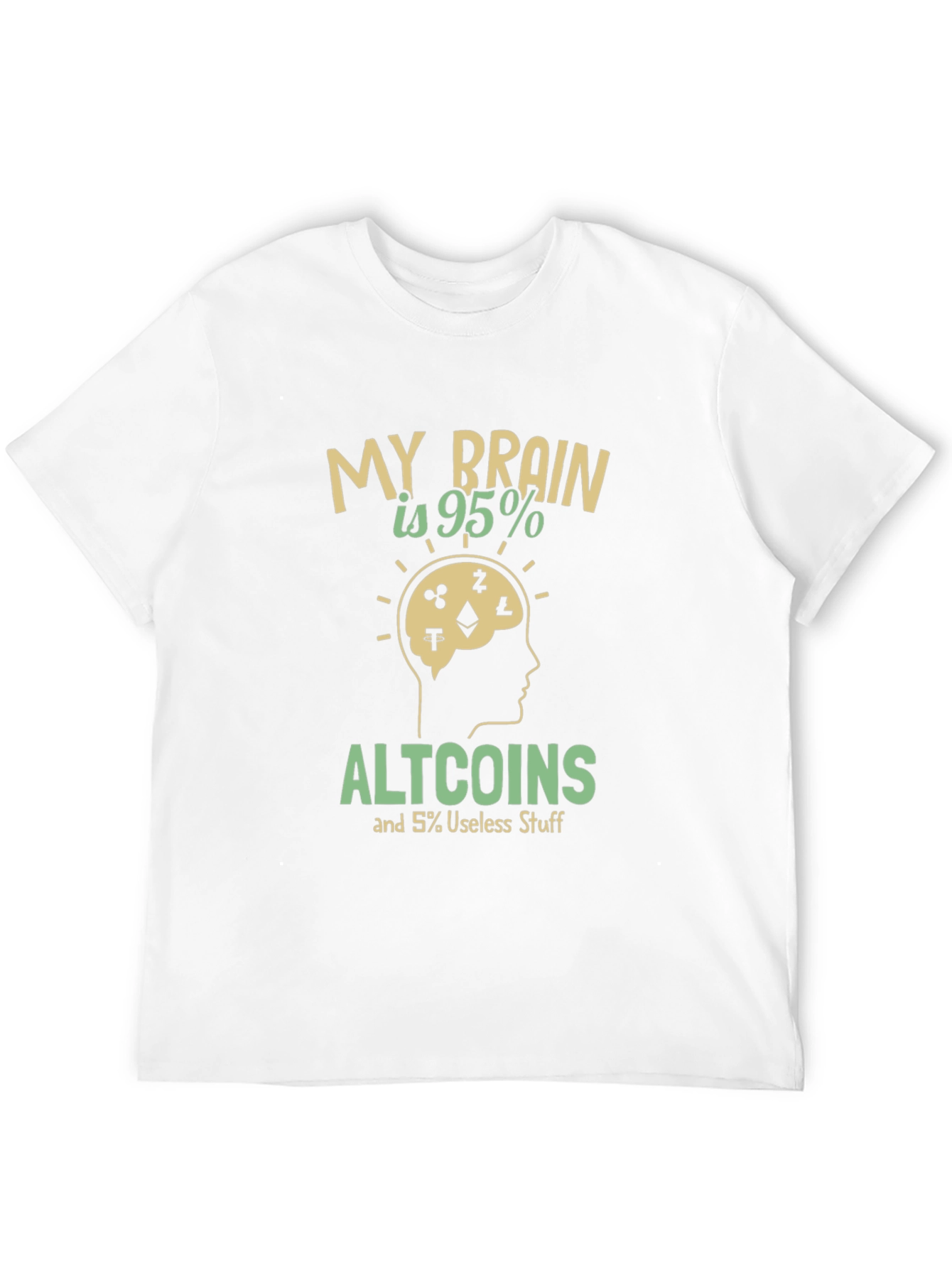 Altcoins Brain T-Shirt - Crypto Enthusiast Tee