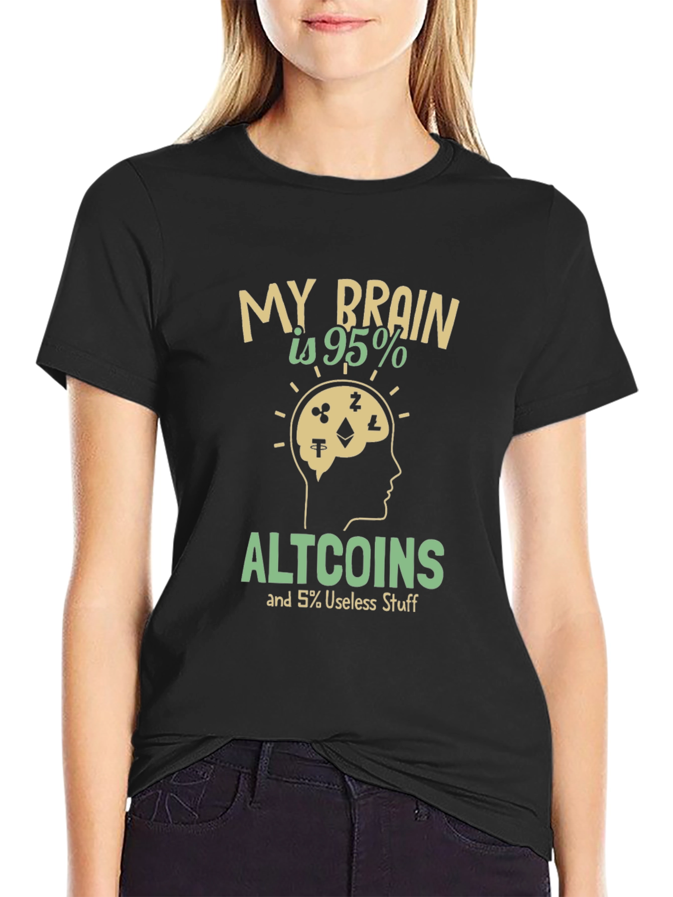 Altcoins Brain T-Shirt - Crypto Enthusiast Tee