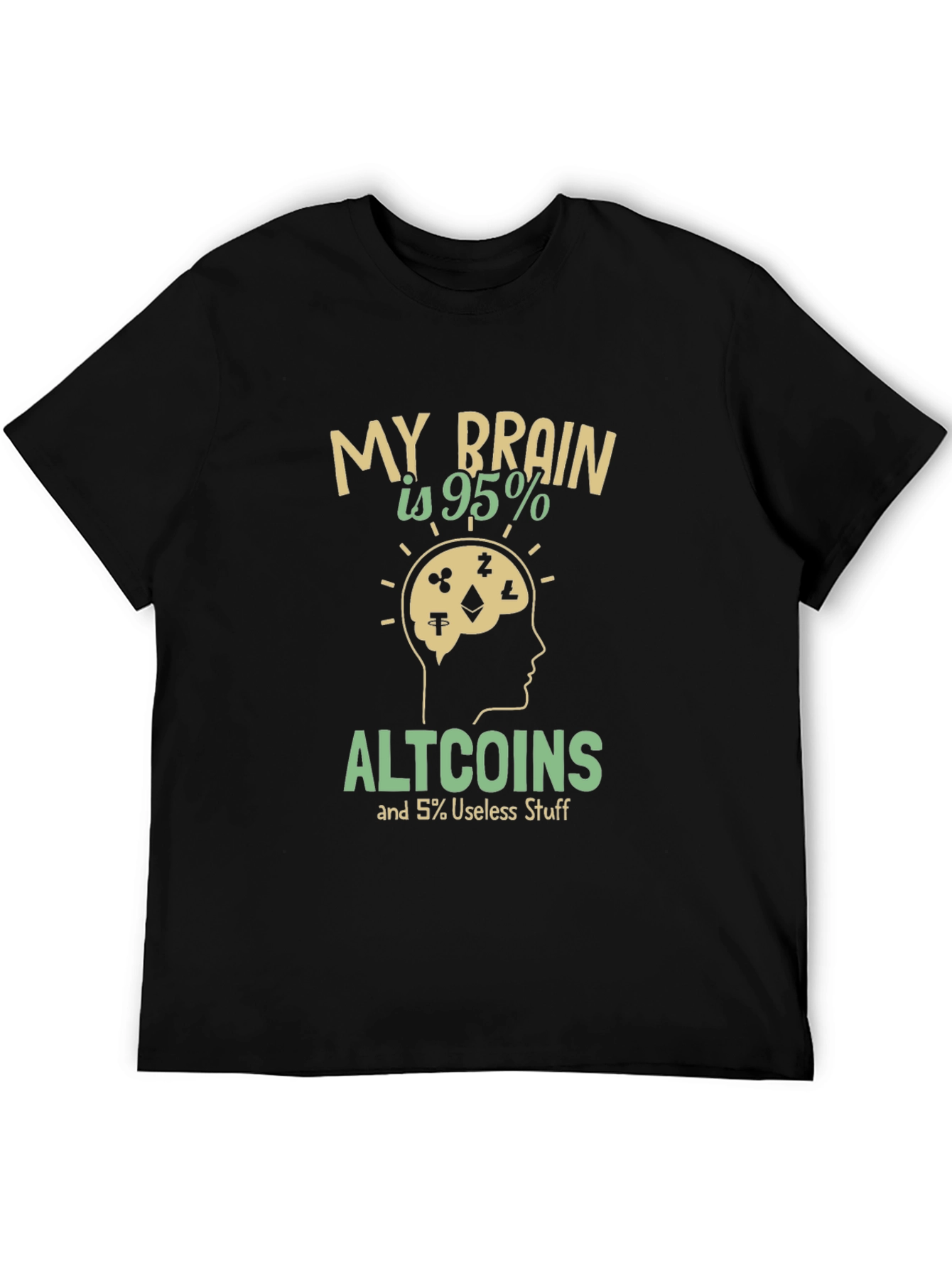 Altcoins Brain T-Shirt - Crypto Enthusiast Tee