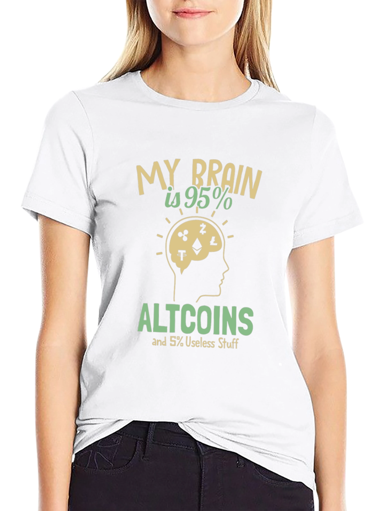 Altcoins Brain T-Shirt - Crypto Enthusiast Tee