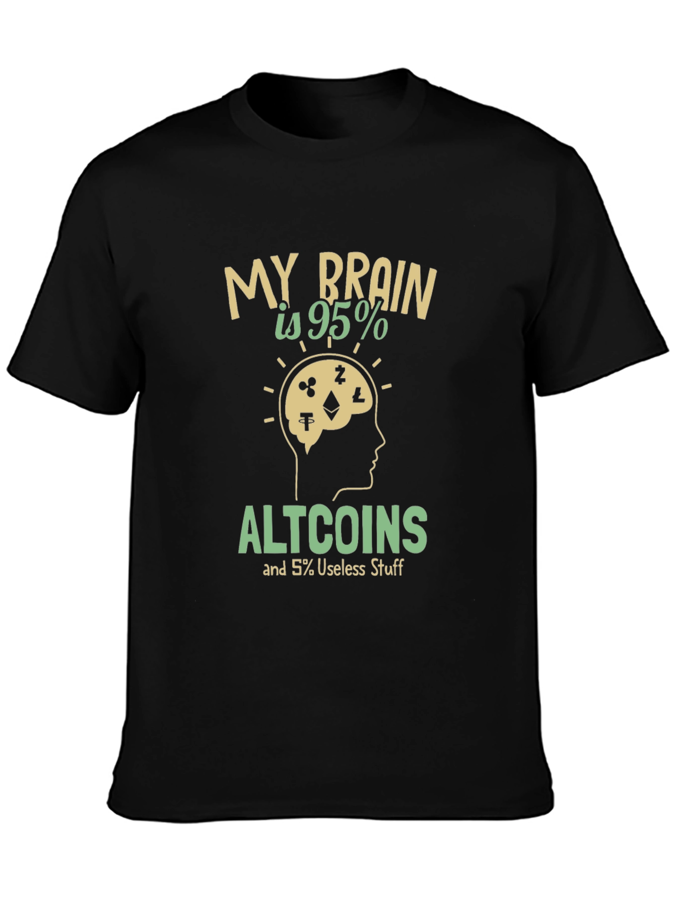 Altcoins Brain T-Shirt - Crypto Enthusiast Tee