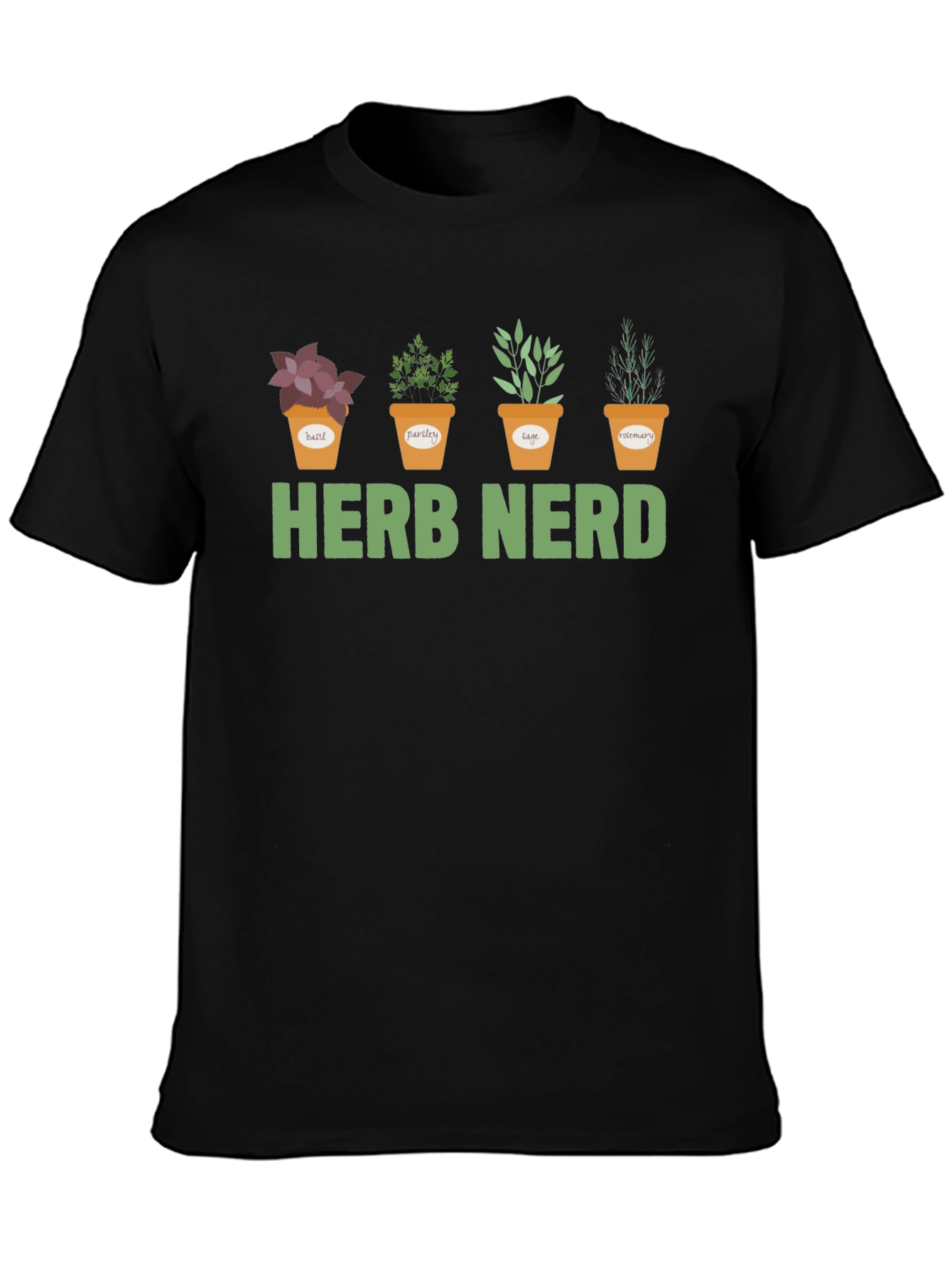 Herb Nerd Graphic T-Shirt - Gardening Tee