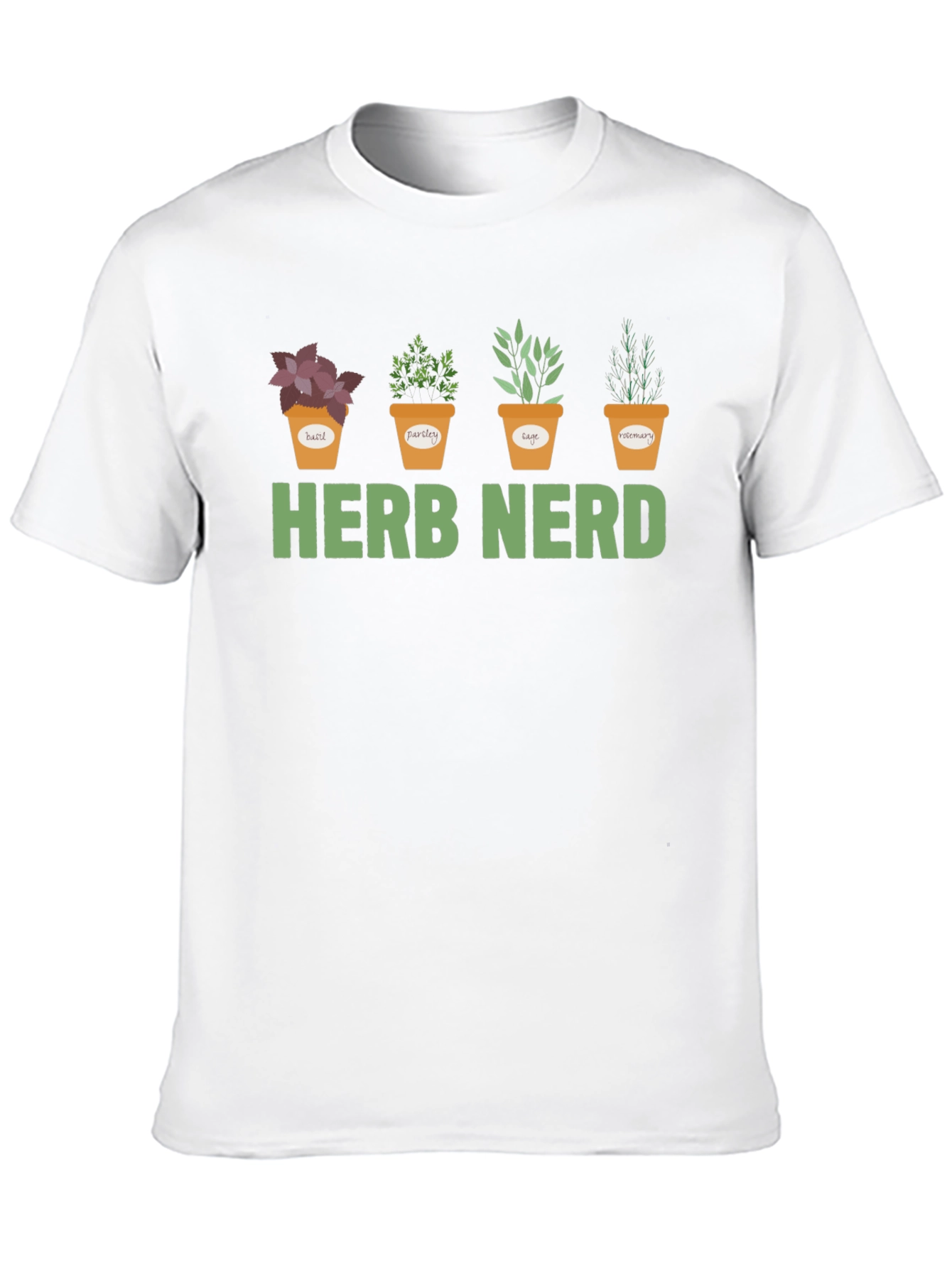 Herb Nerd Graphic T-Shirt - Gardening Tee