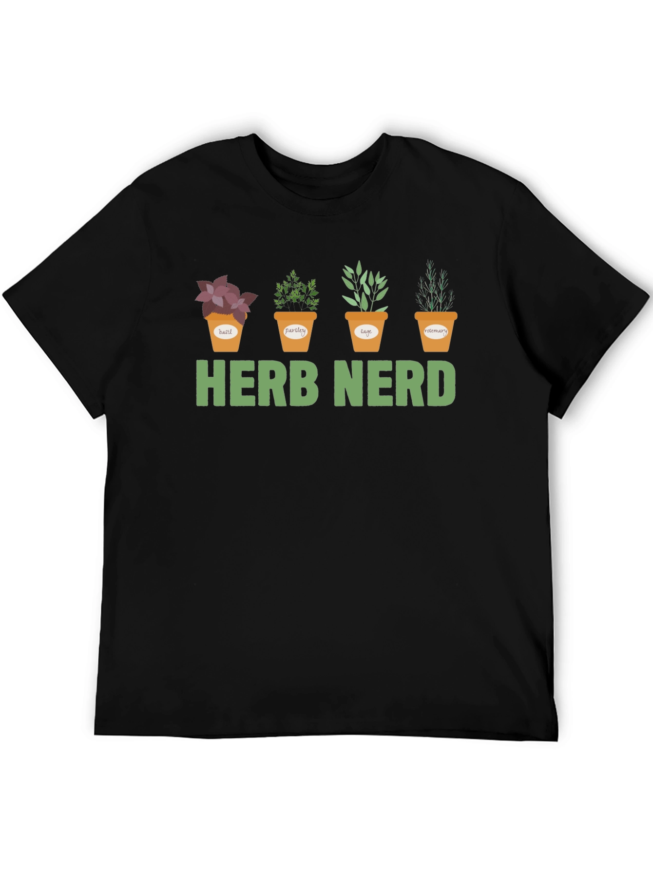 Herb Nerd Graphic T-Shirt - Gardening Tee