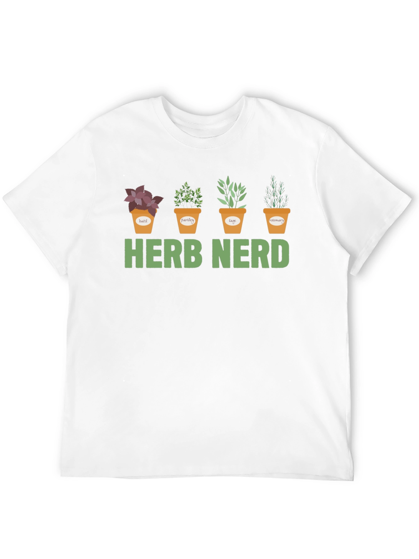 Herb Nerd Graphic T-Shirt - Gardening Tee