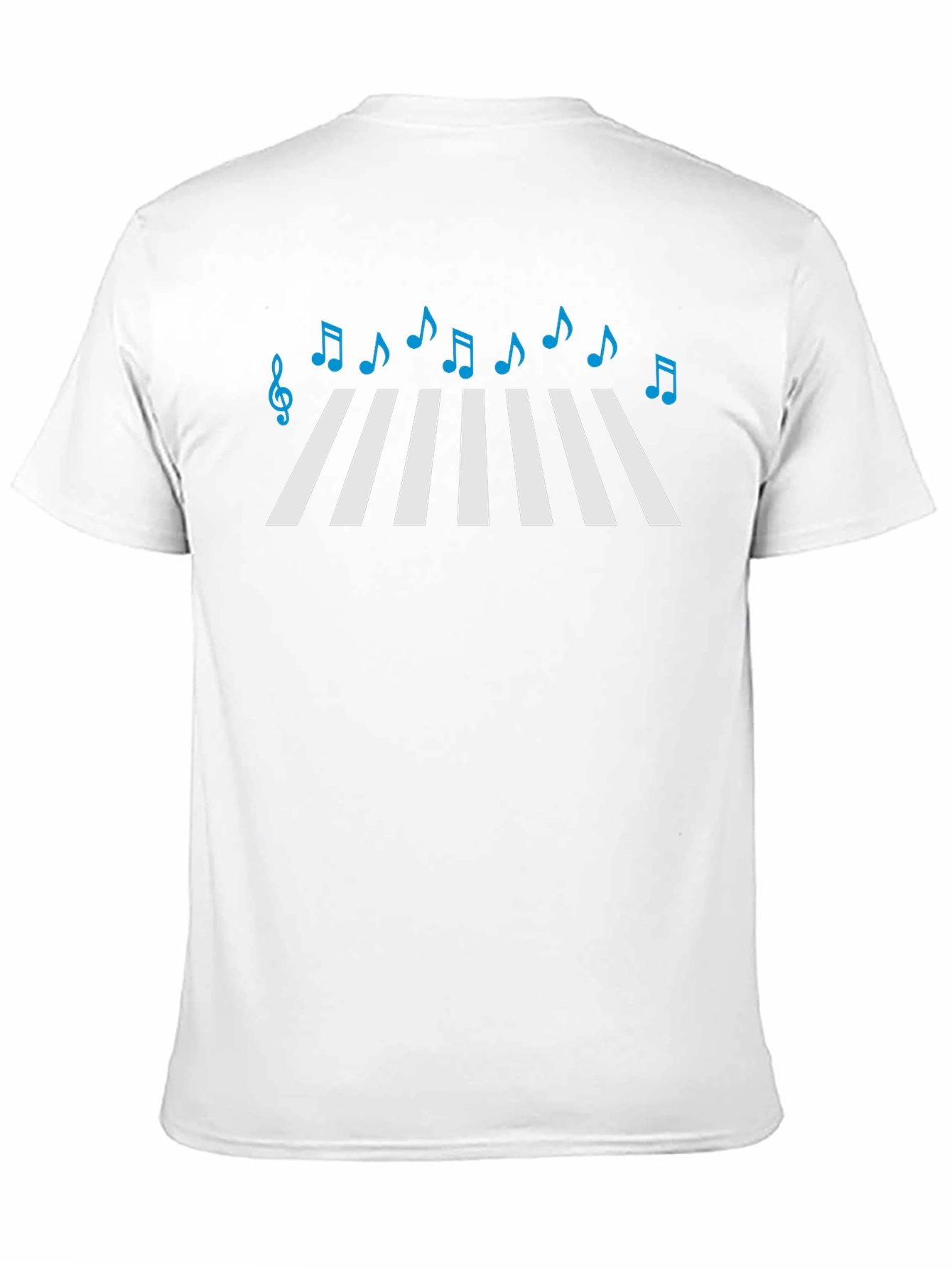 Abbey Road Music Notes Black T-Shirt