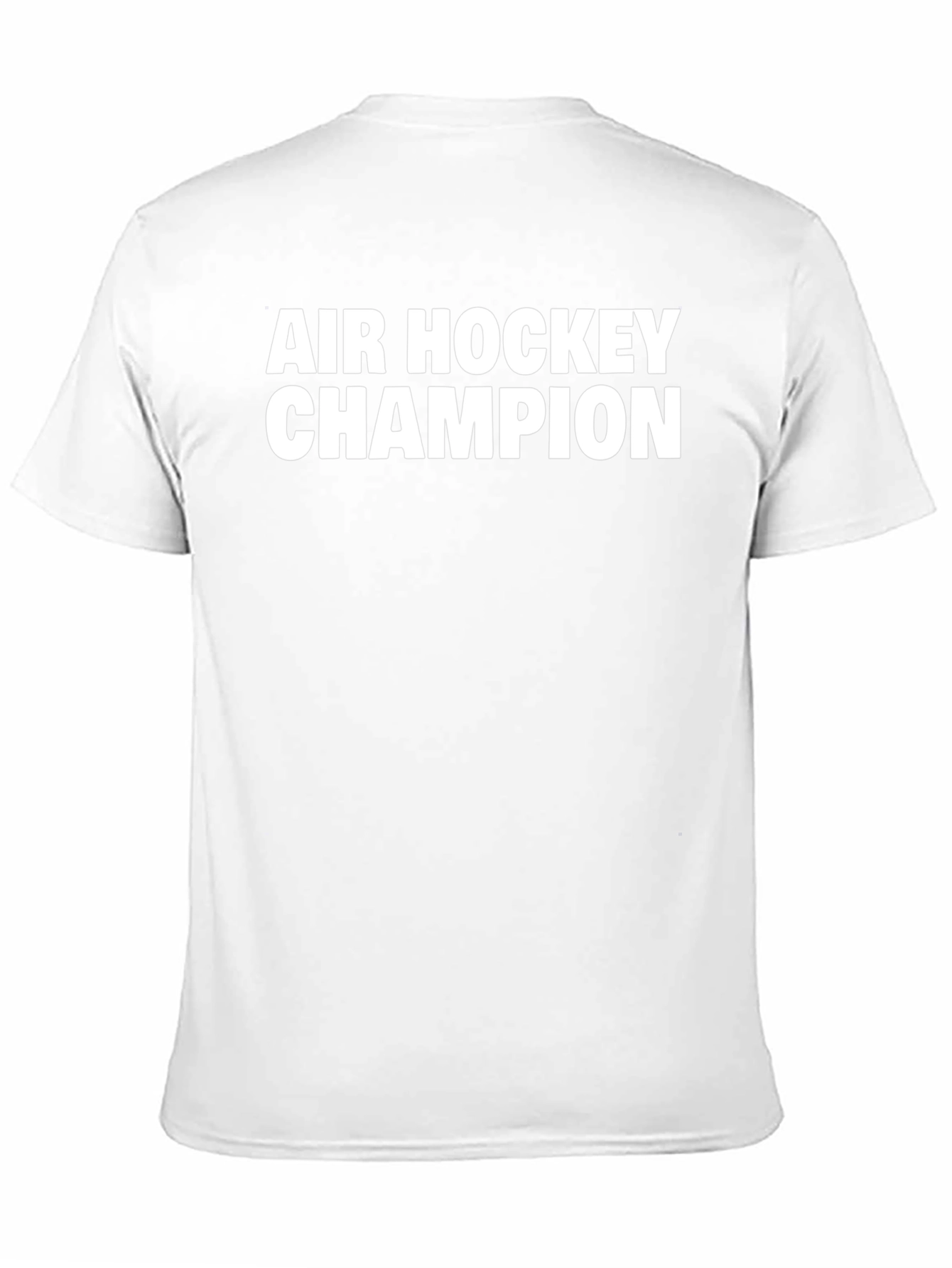 Air Hockey Champion Black T-Shirt