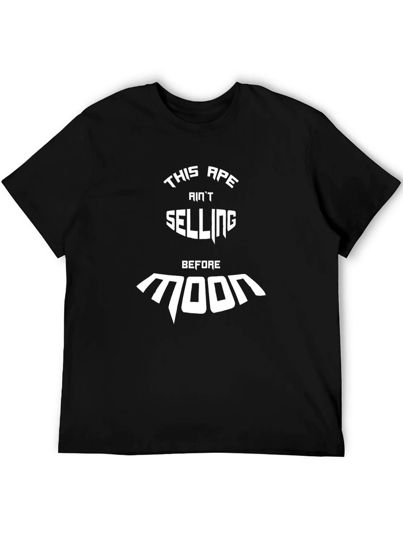Ape Aint Selling Before Moon Black T-Shirt
