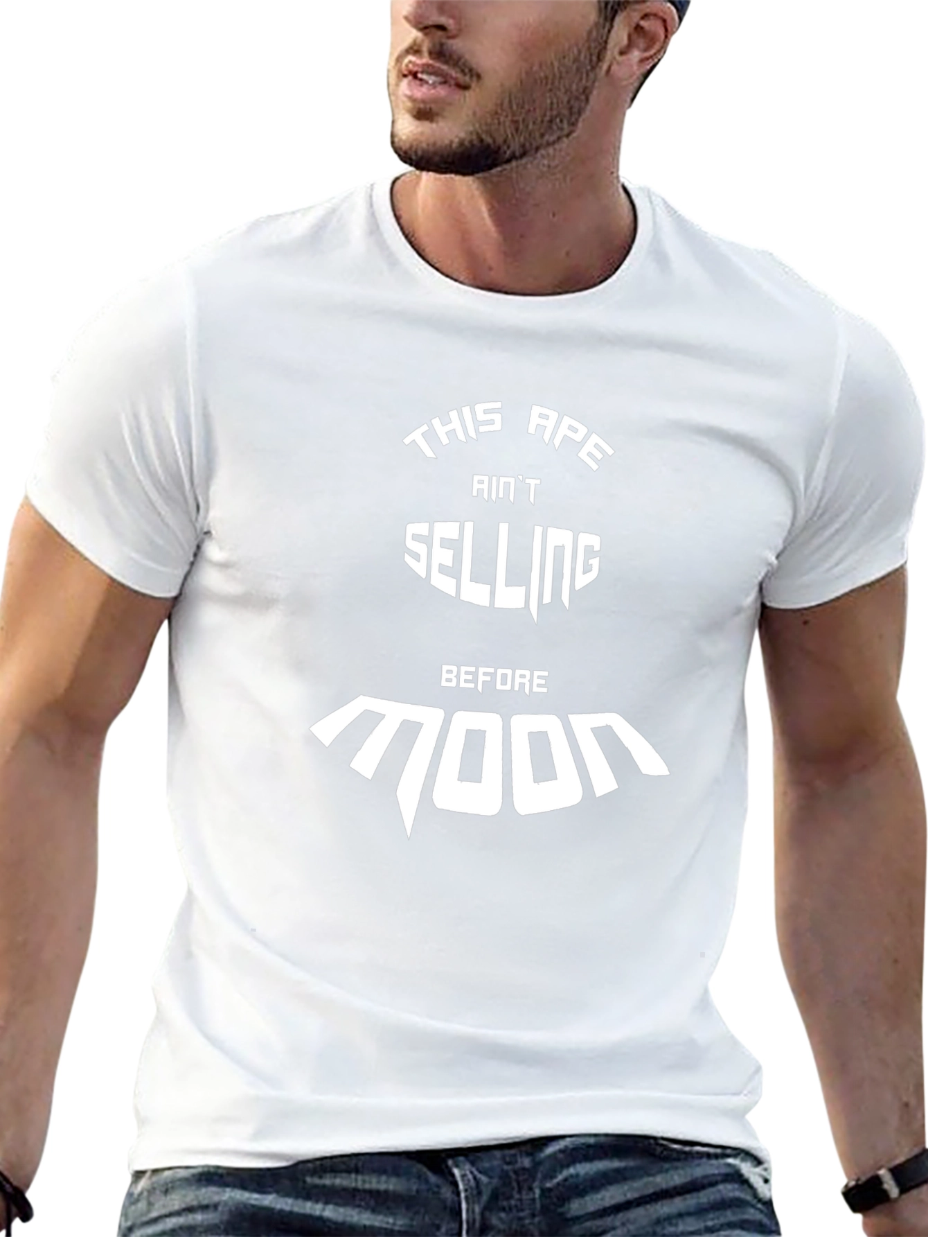 Ape Aint Selling Before Moon Black T-Shirt