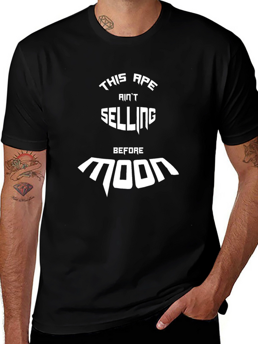Ape Aint Selling Before Moon Black T-Shirt