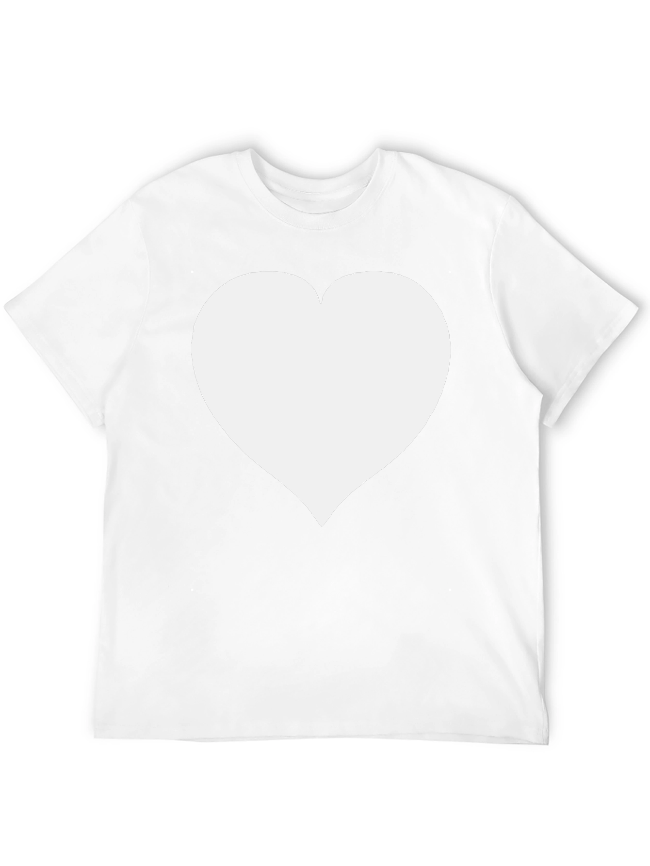 Heart Graphic Black T-Shirt