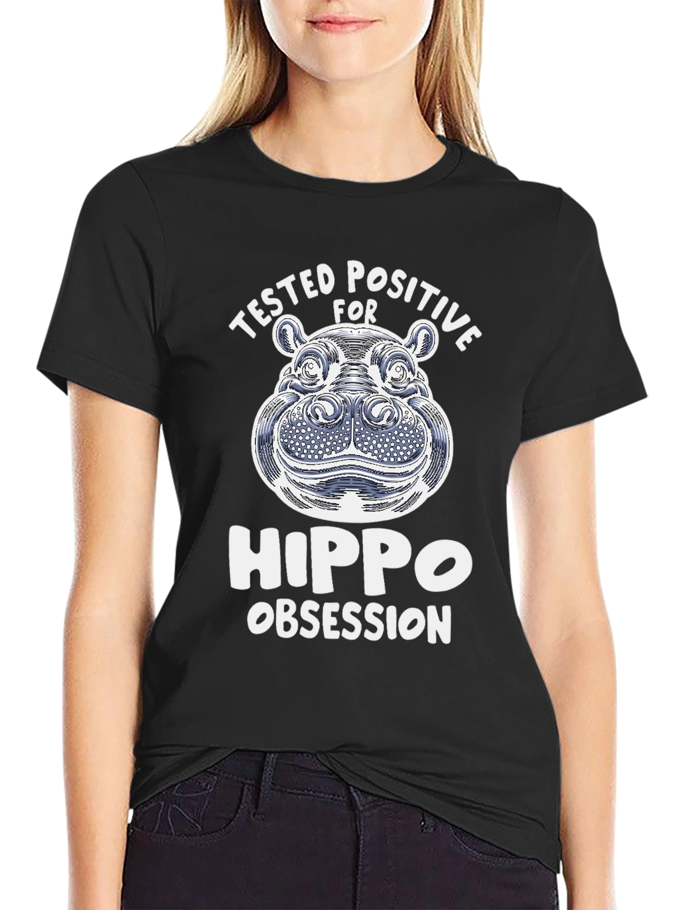 Hippo Obsession T-Shirt - Cute Animal Lover Tee