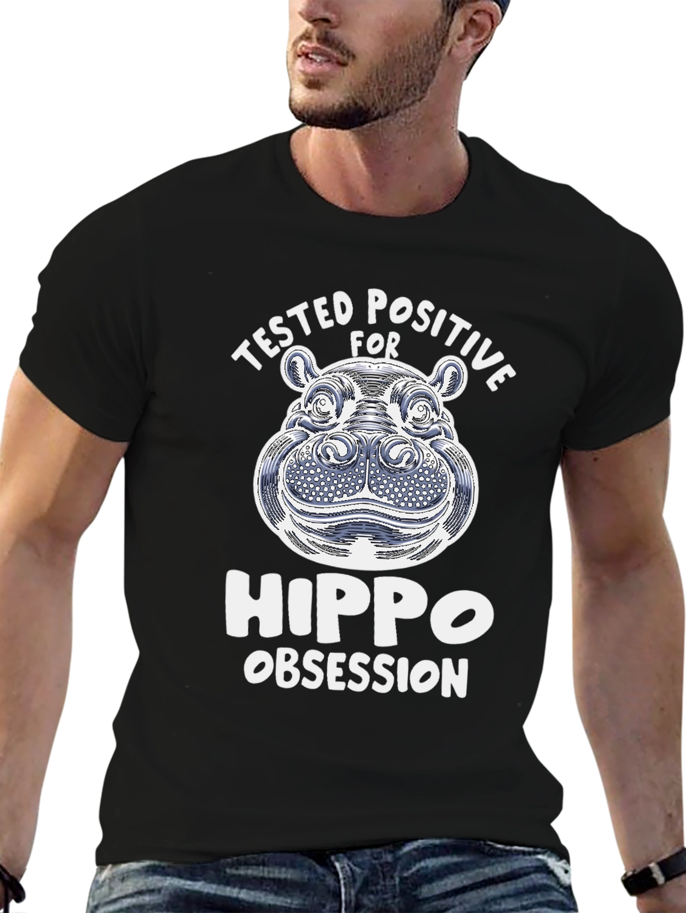 Hippo Obsession T-Shirt - Cute Animal Lover Tee
