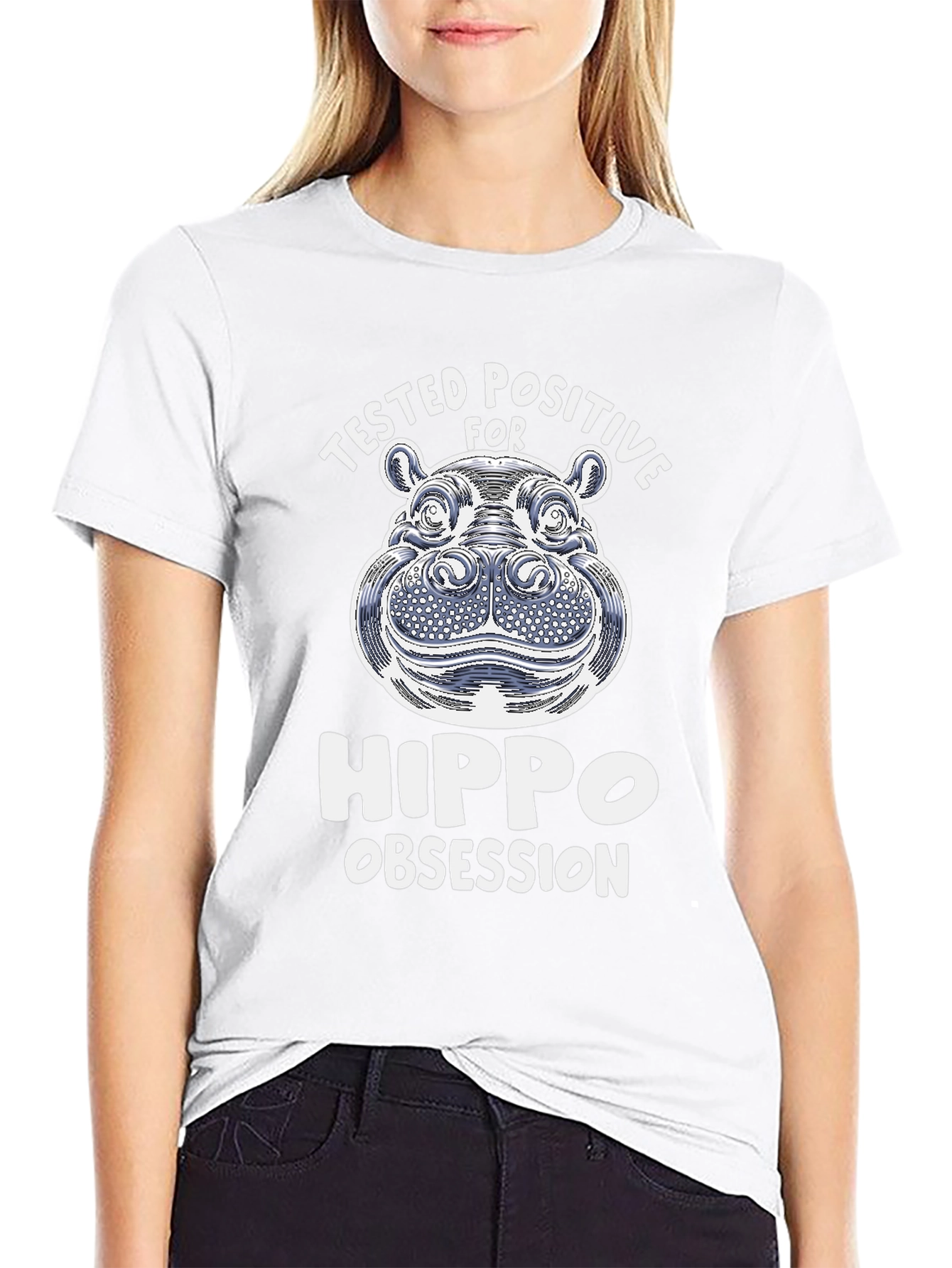 Hippo Obsession T-Shirt - Cute Animal Lover Tee