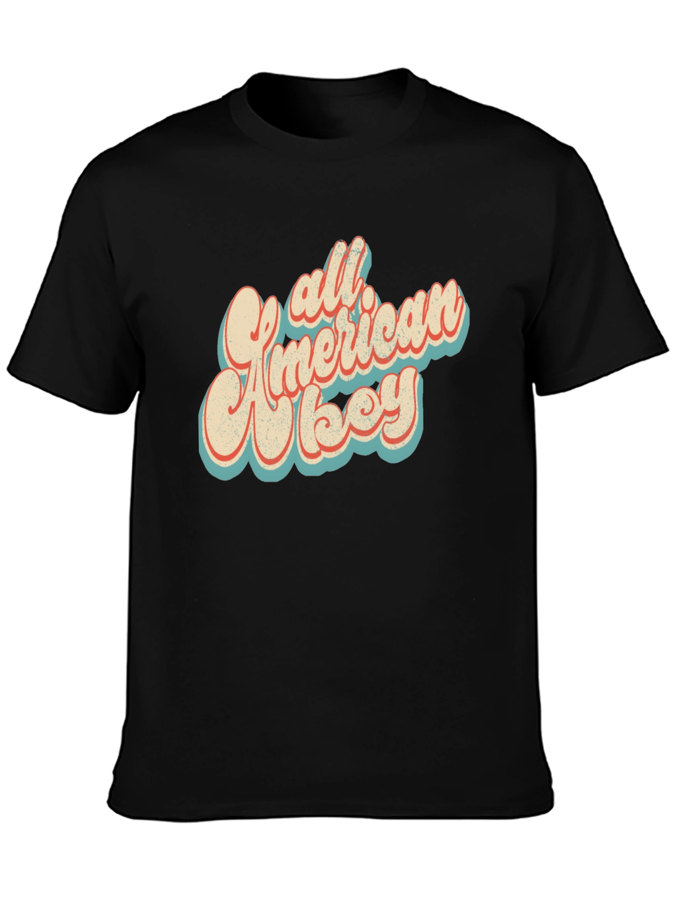 All American Boy Retro Graphic Tee