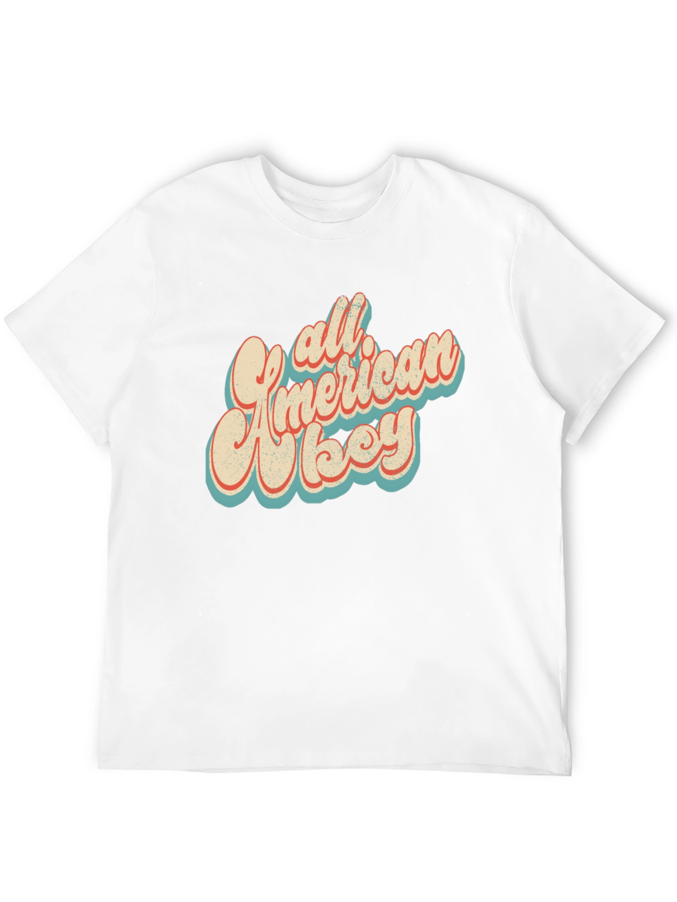 All American Boy Retro Graphic Tee