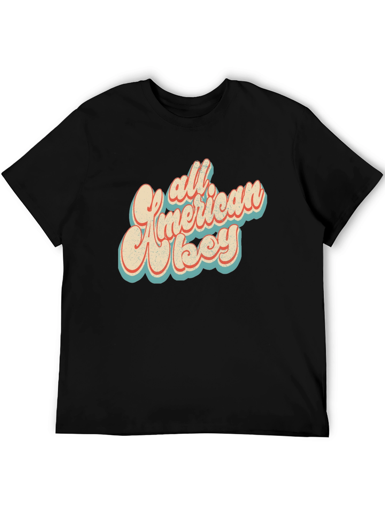 All American Boy Retro Graphic Tee