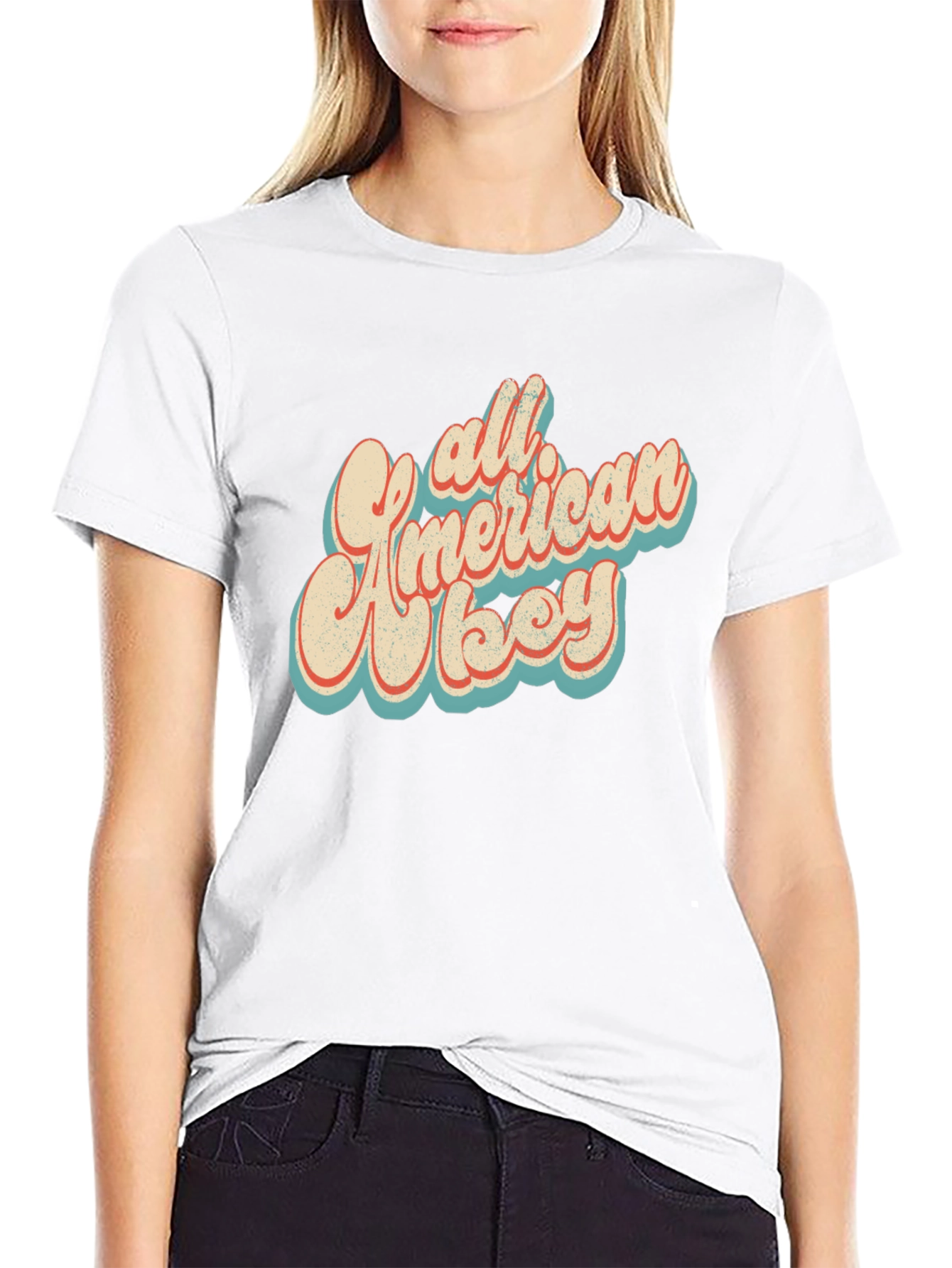 All American Boy Retro Graphic Tee