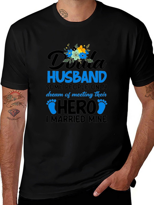 Husband Hero Graphic Tee - Perfect Gift for Her