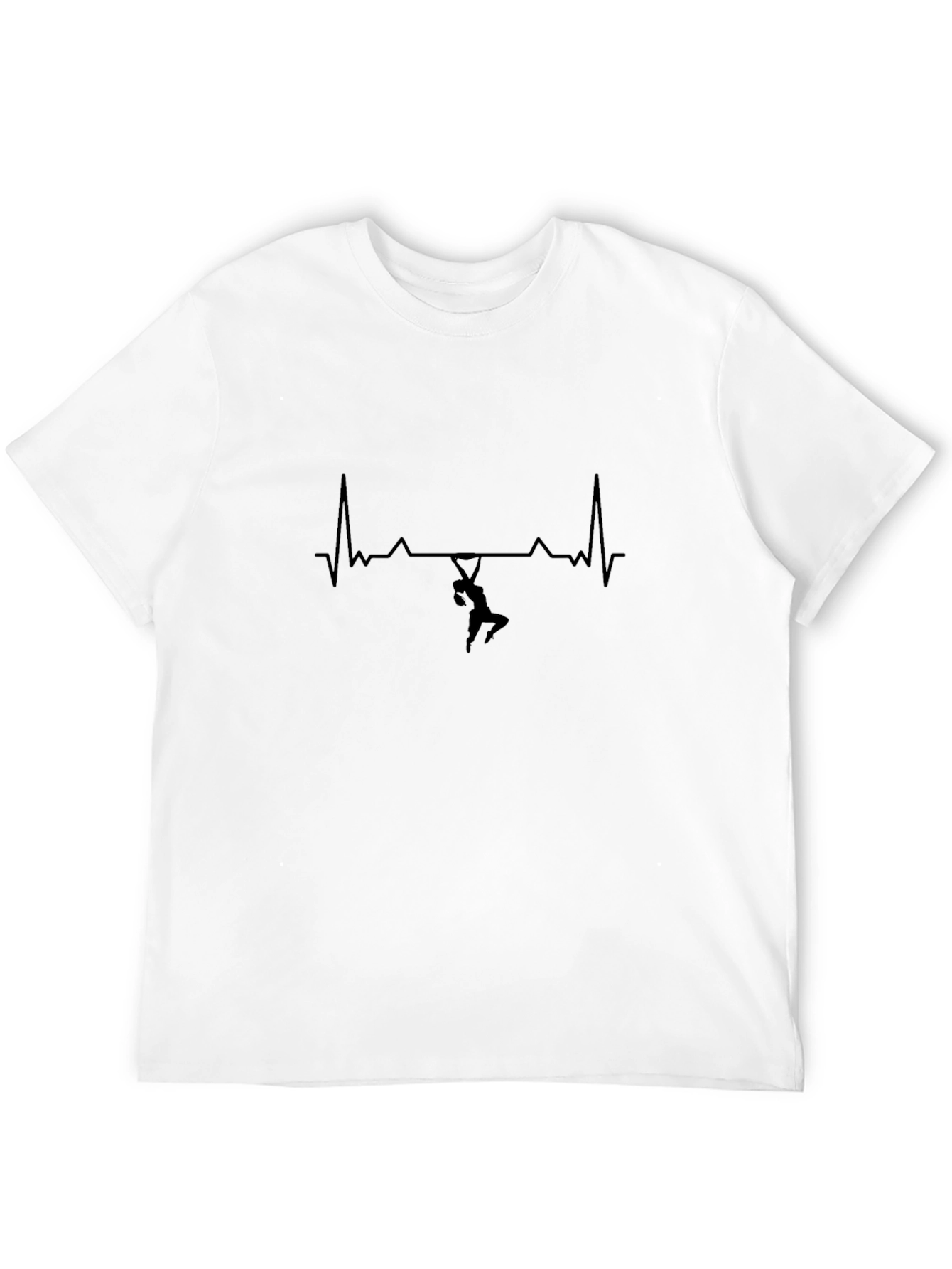 Heartbeat Climbing T-Shirt - Black