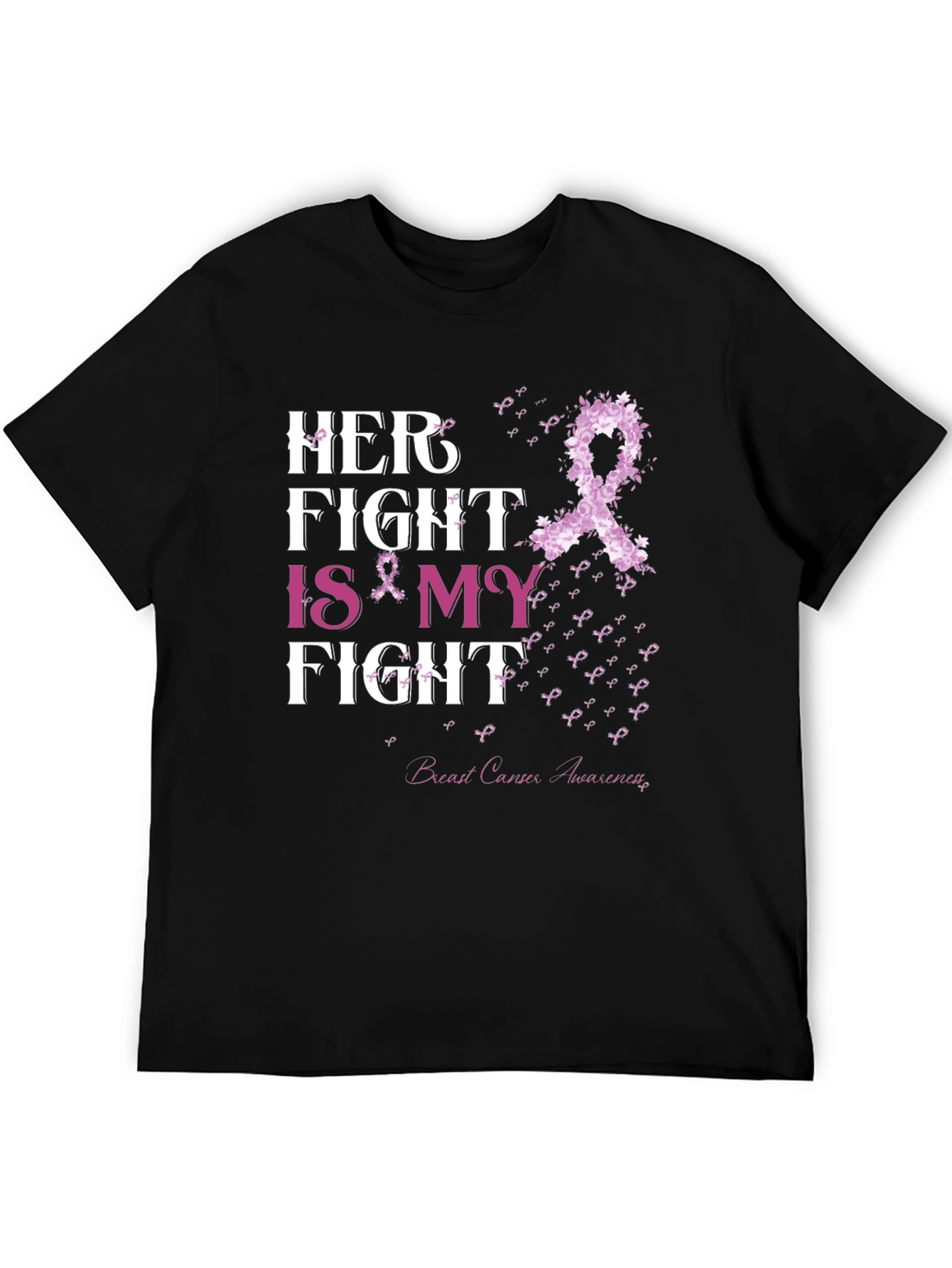 Her Fight is My Fight T-Shirt Breast Cancer Awareness