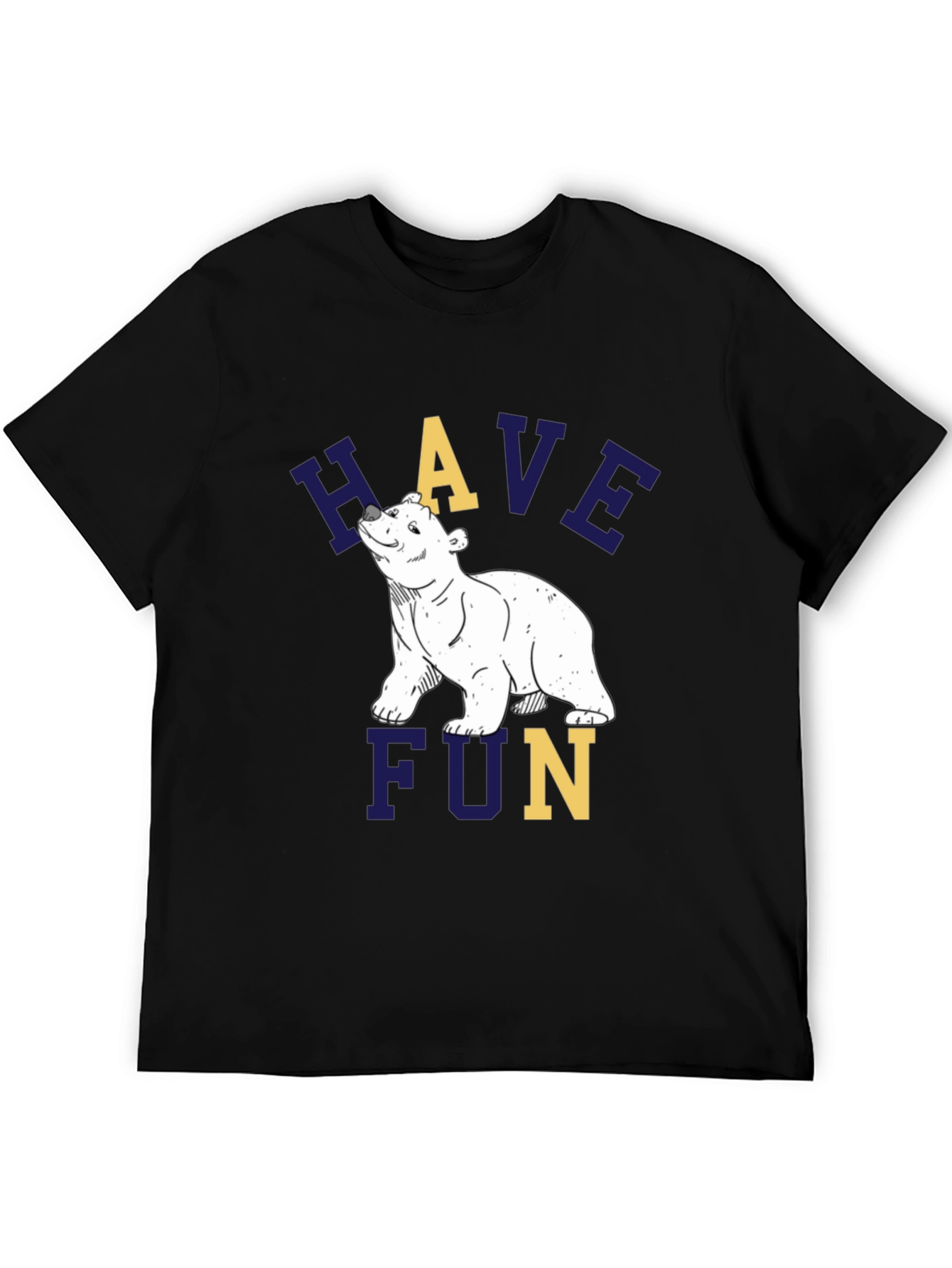 Have Fun Bear Graphic T-Shirt