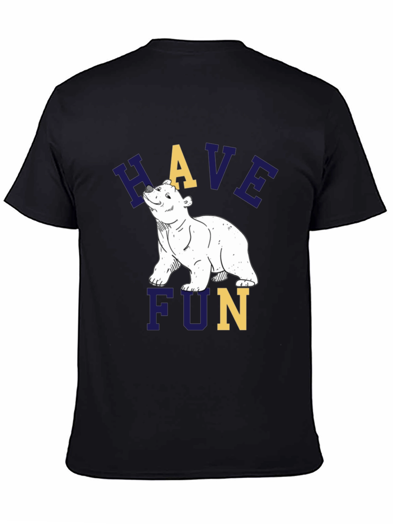 Have Fun Bear Graphic T-Shirt