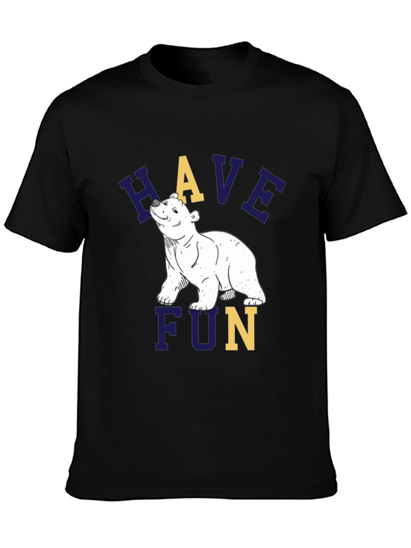 Have Fun Bear Graphic T-Shirt