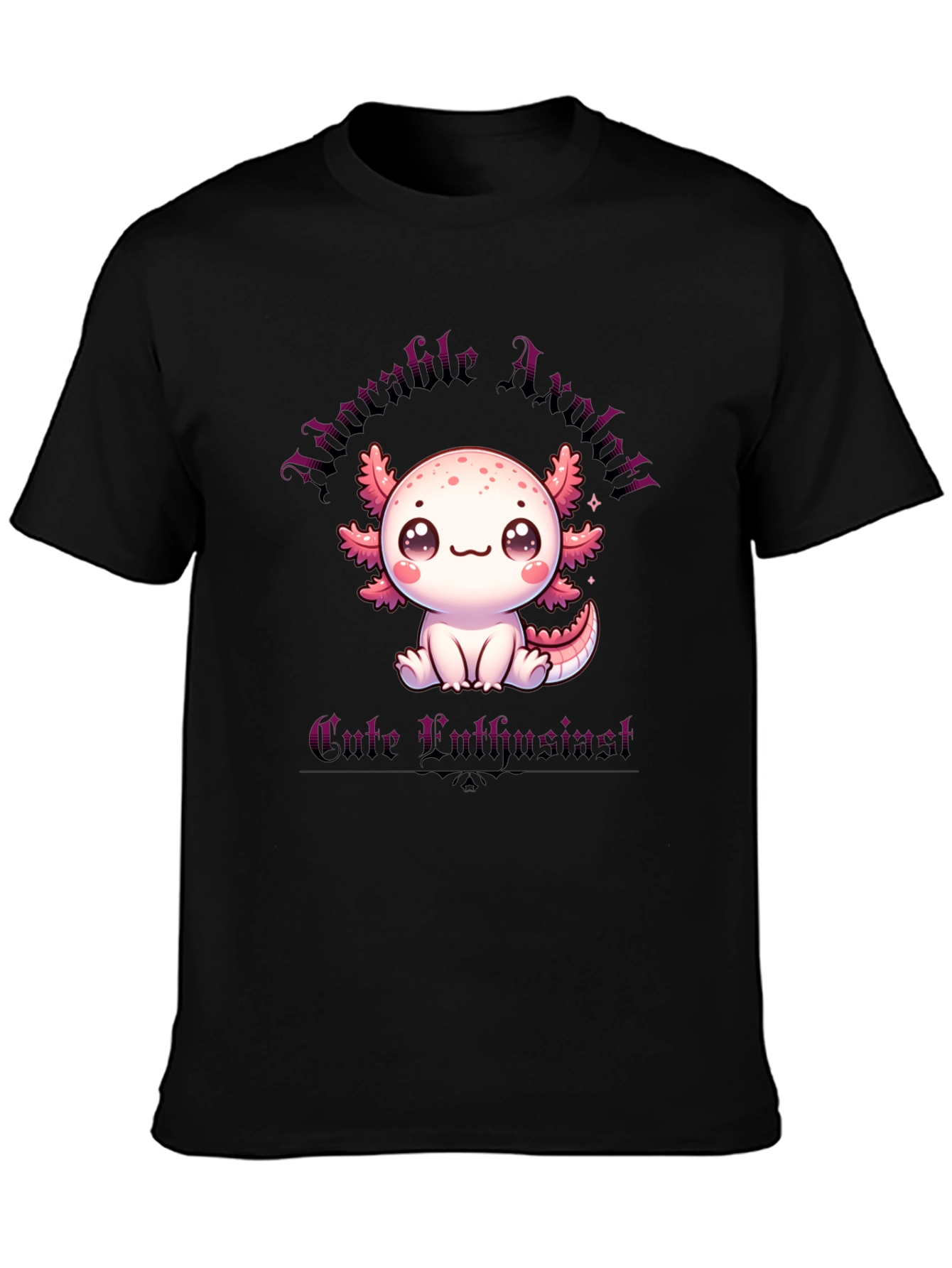 Adorable Axolotl T-Shirt - Cute Luthrine