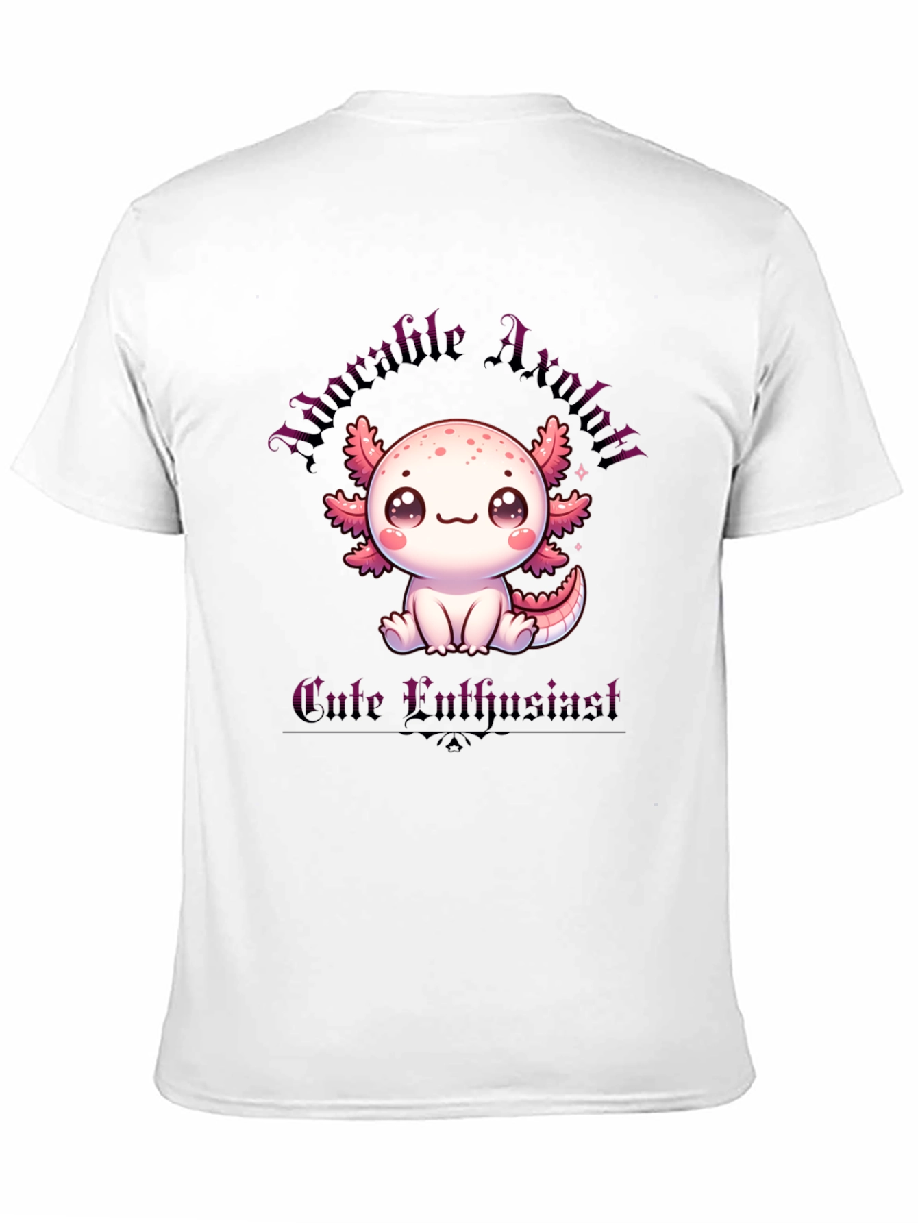 Adorable Axolotl T-Shirt - Cute Luthrine