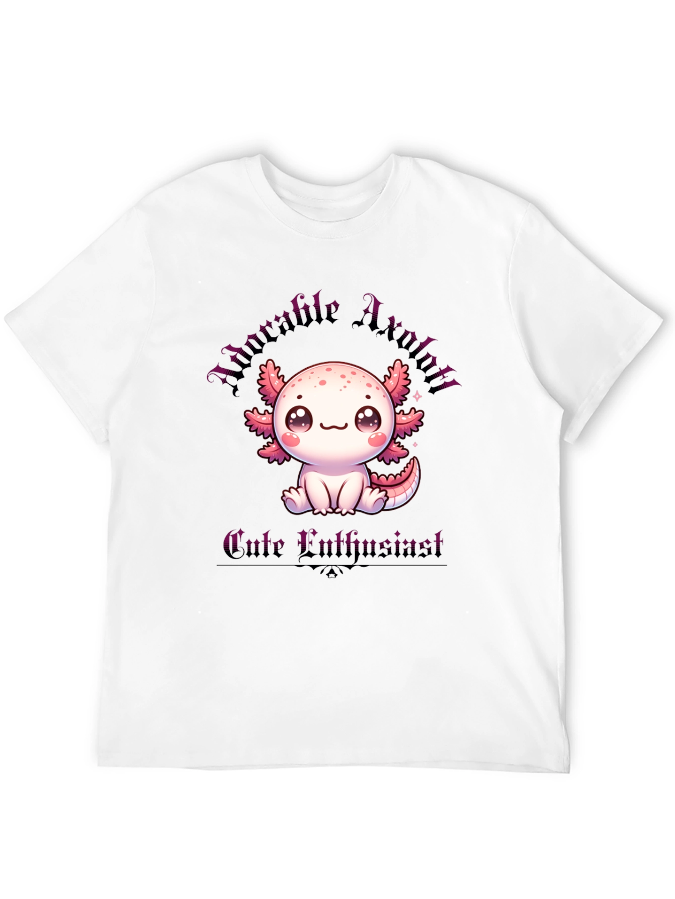 Adorable Axolotl T-Shirt - Cute Luthrine
