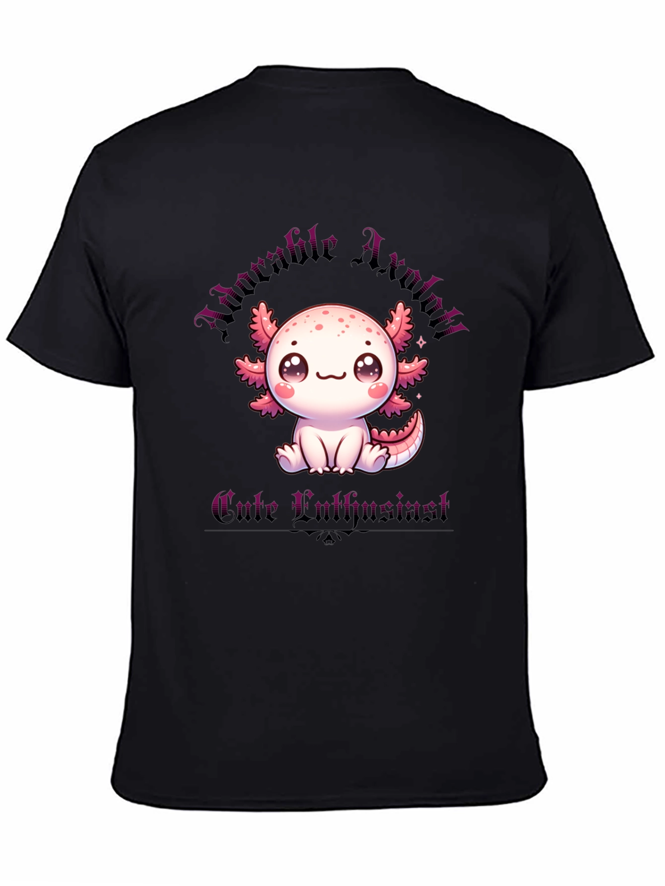 Adorable Axolotl T-Shirt - Cute Luthrine