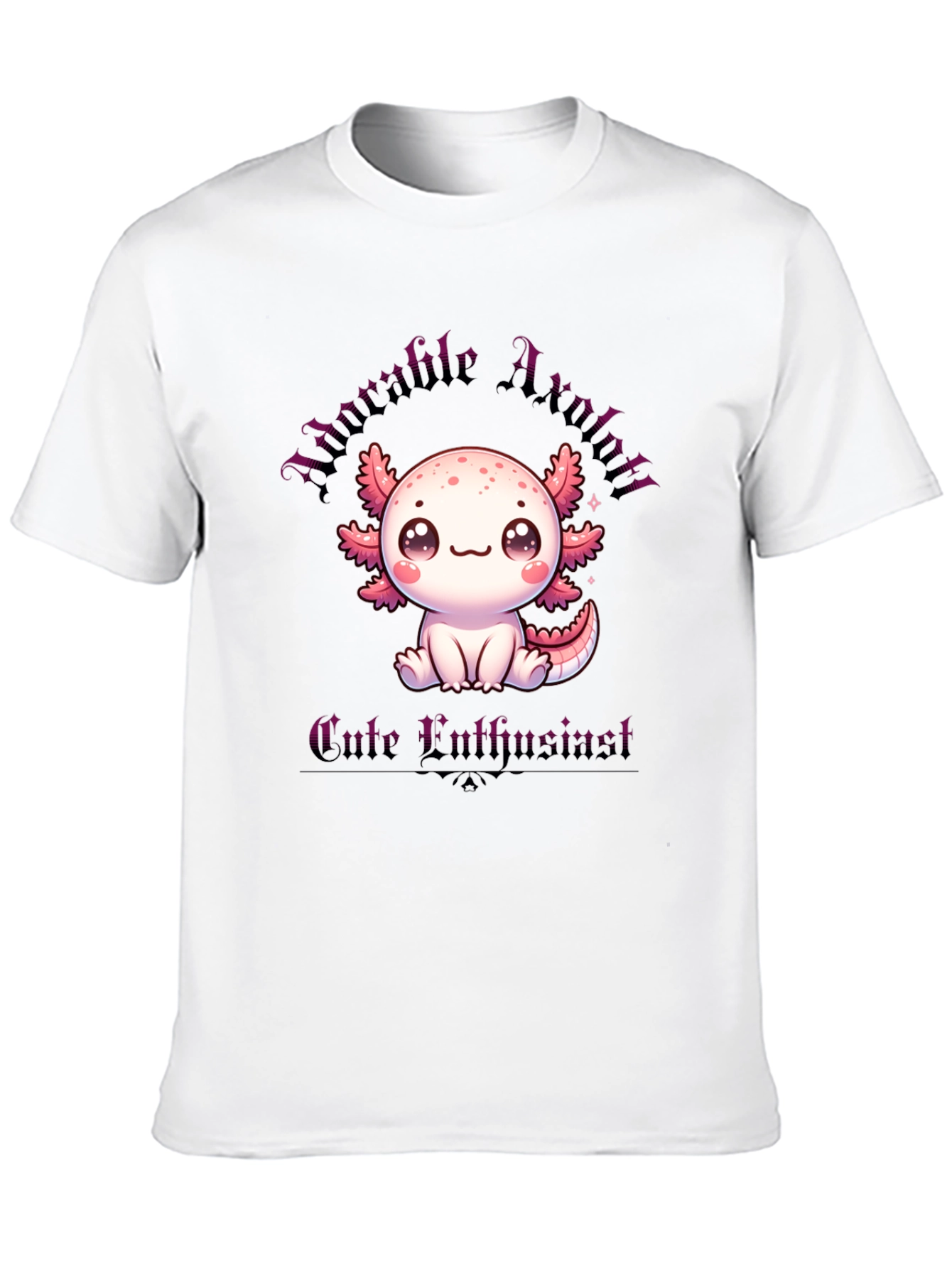 Adorable Axolotl T-Shirt - Cute Luthrine