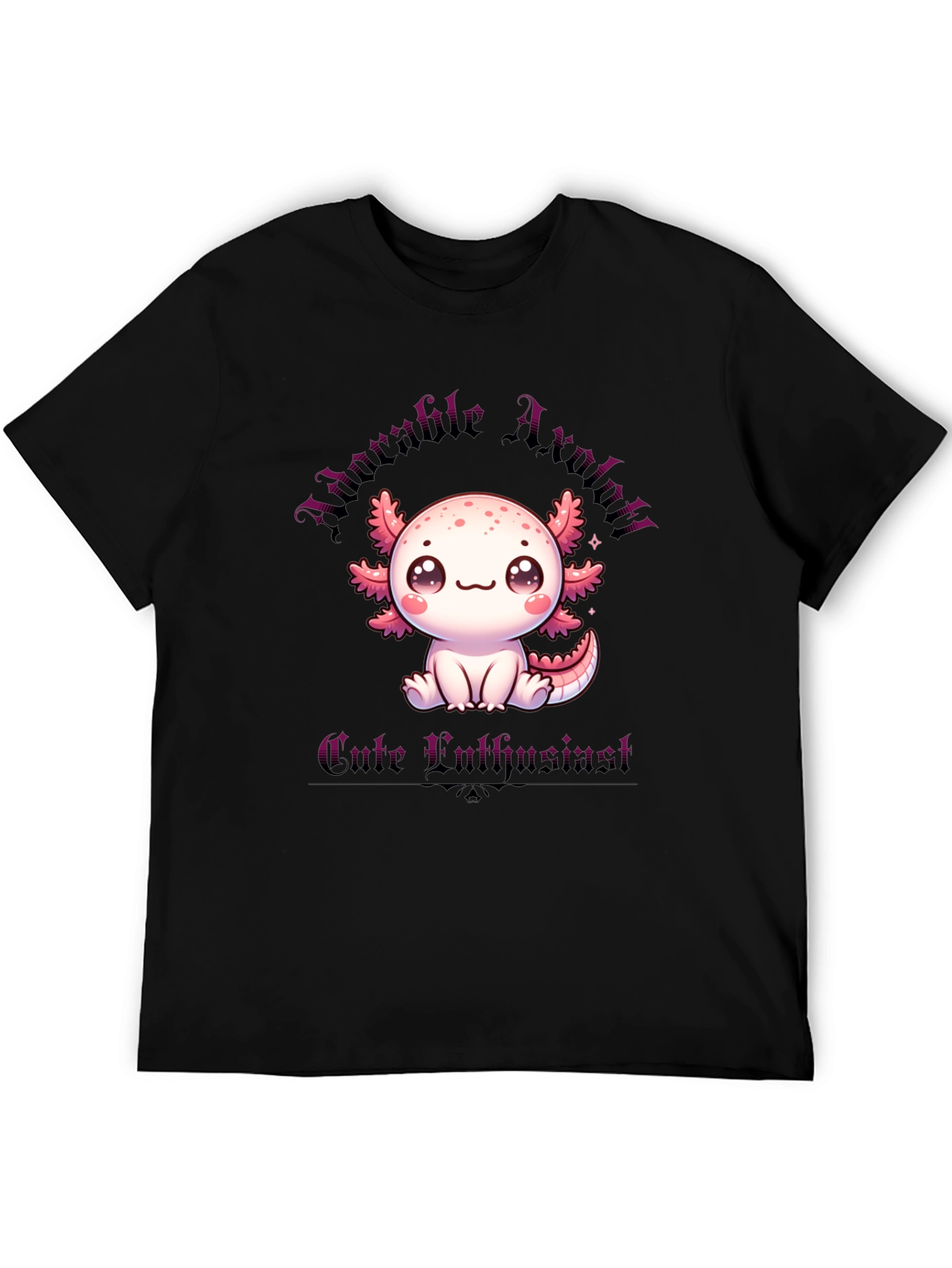 Adorable Axolotl T-Shirt - Cute Luthrine