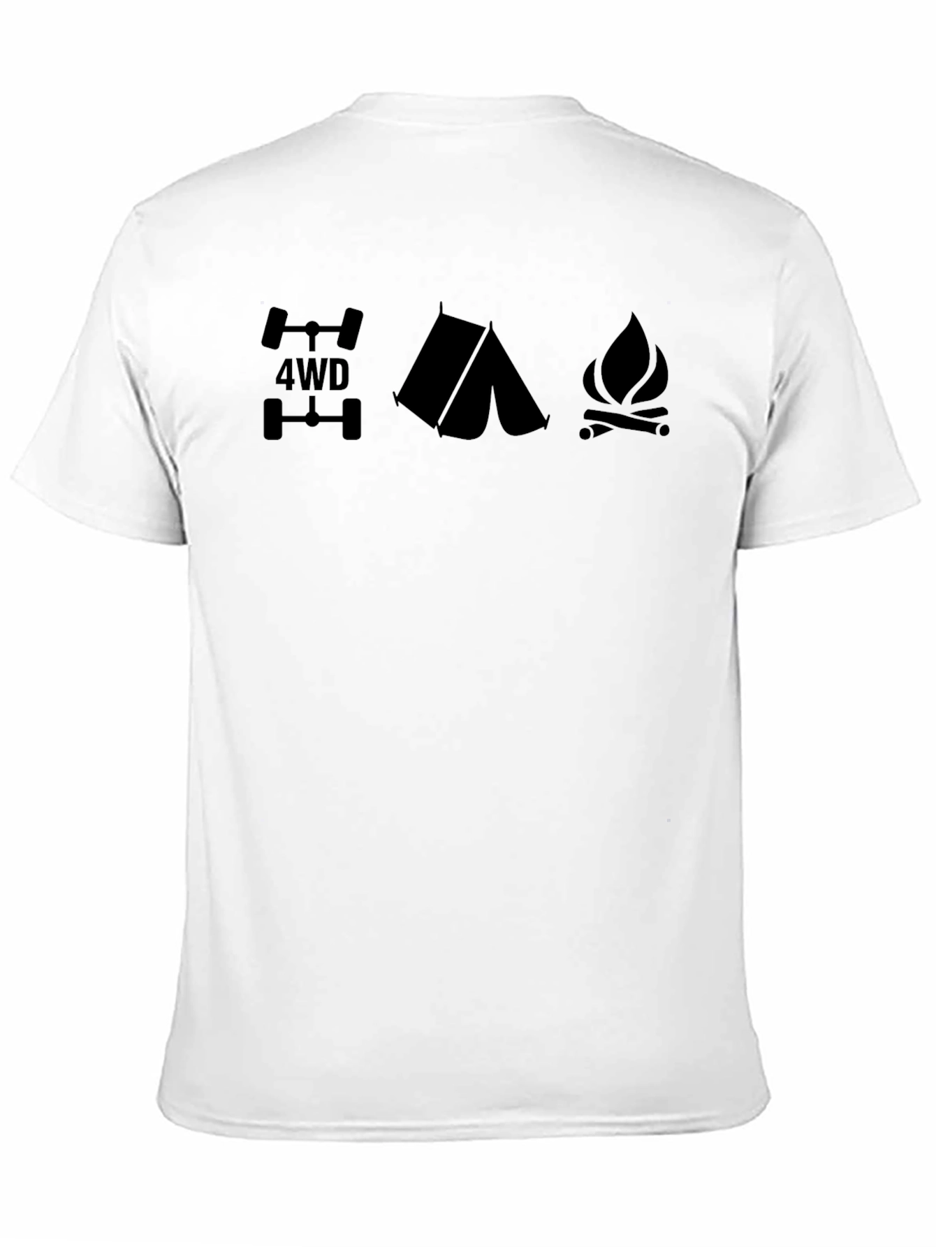 4WD Camping Fire T-Shirt - Outdoor Adventure Tee