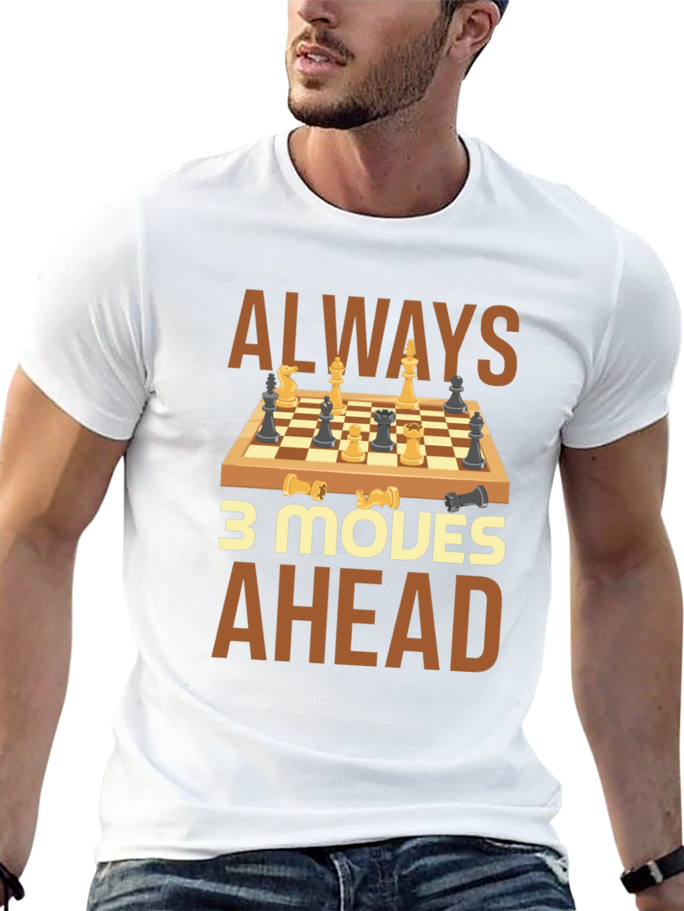 Always 3 Moves Ahead Chess T-Shirt