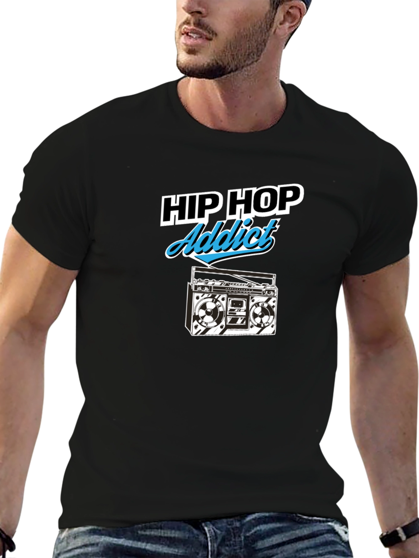 Hip Hop Addict Graphic Tee