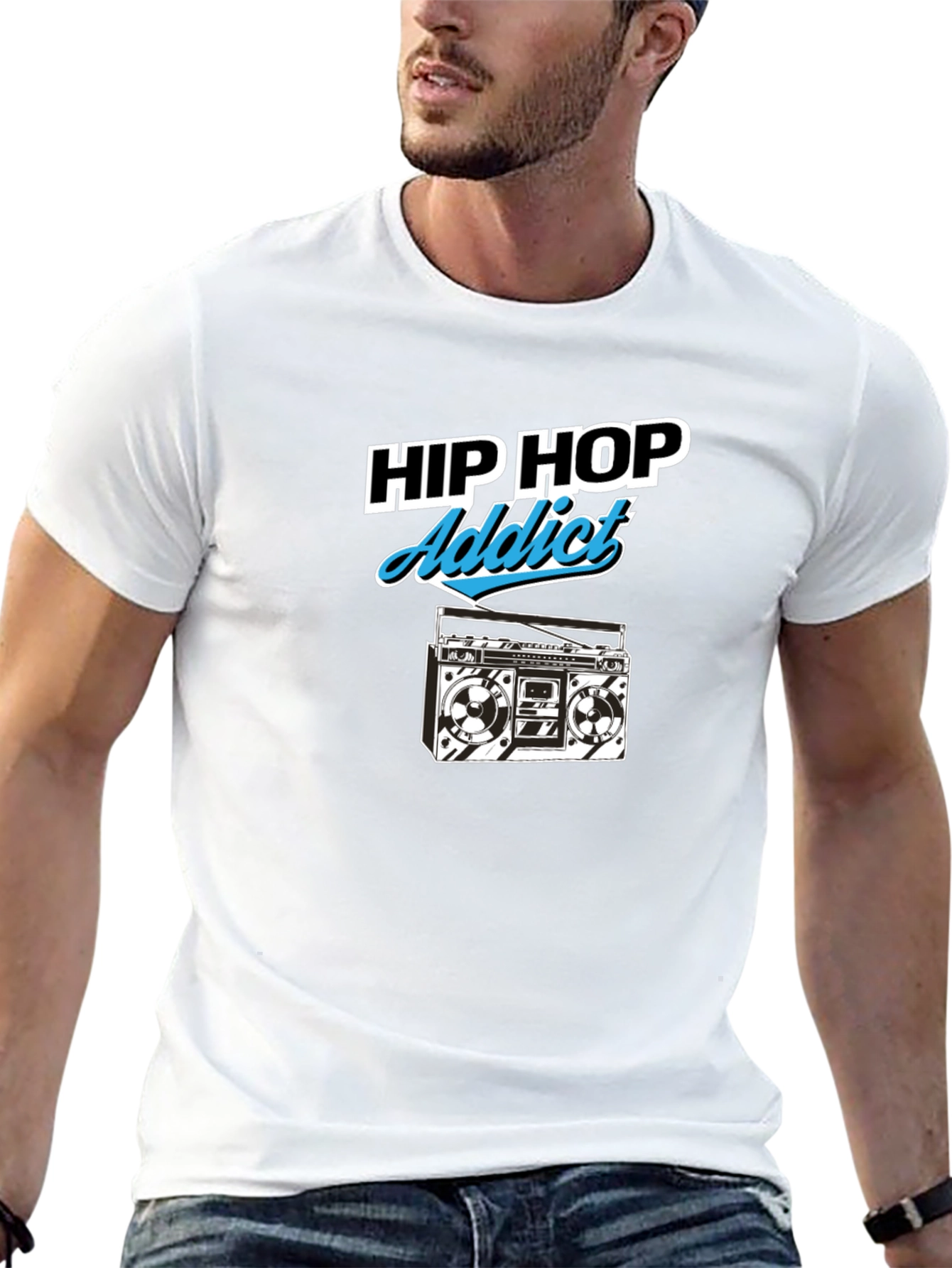 Hip Hop Addict Graphic Tee