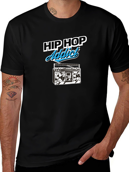Hip Hop Addict Graphic Tee