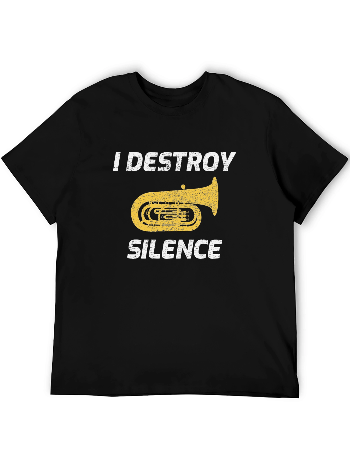 I Destroy Silence Tuba Graphic Tee