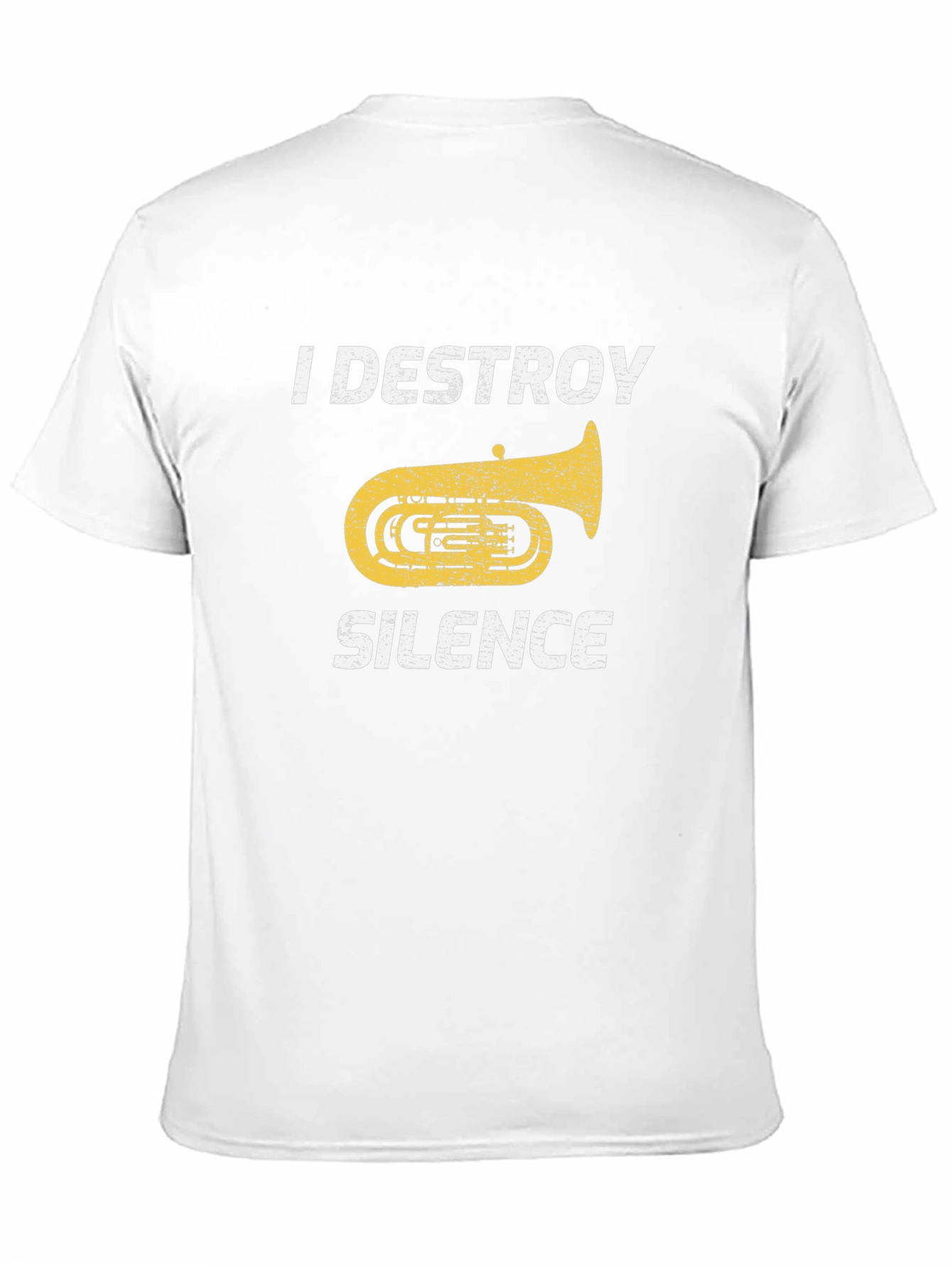I Destroy Silence Tuba Graphic Tee