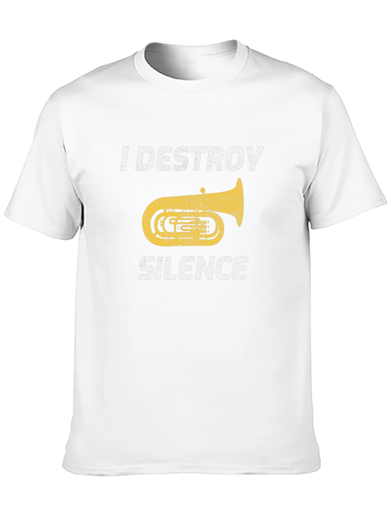 I Destroy Silence Tuba Graphic Tee