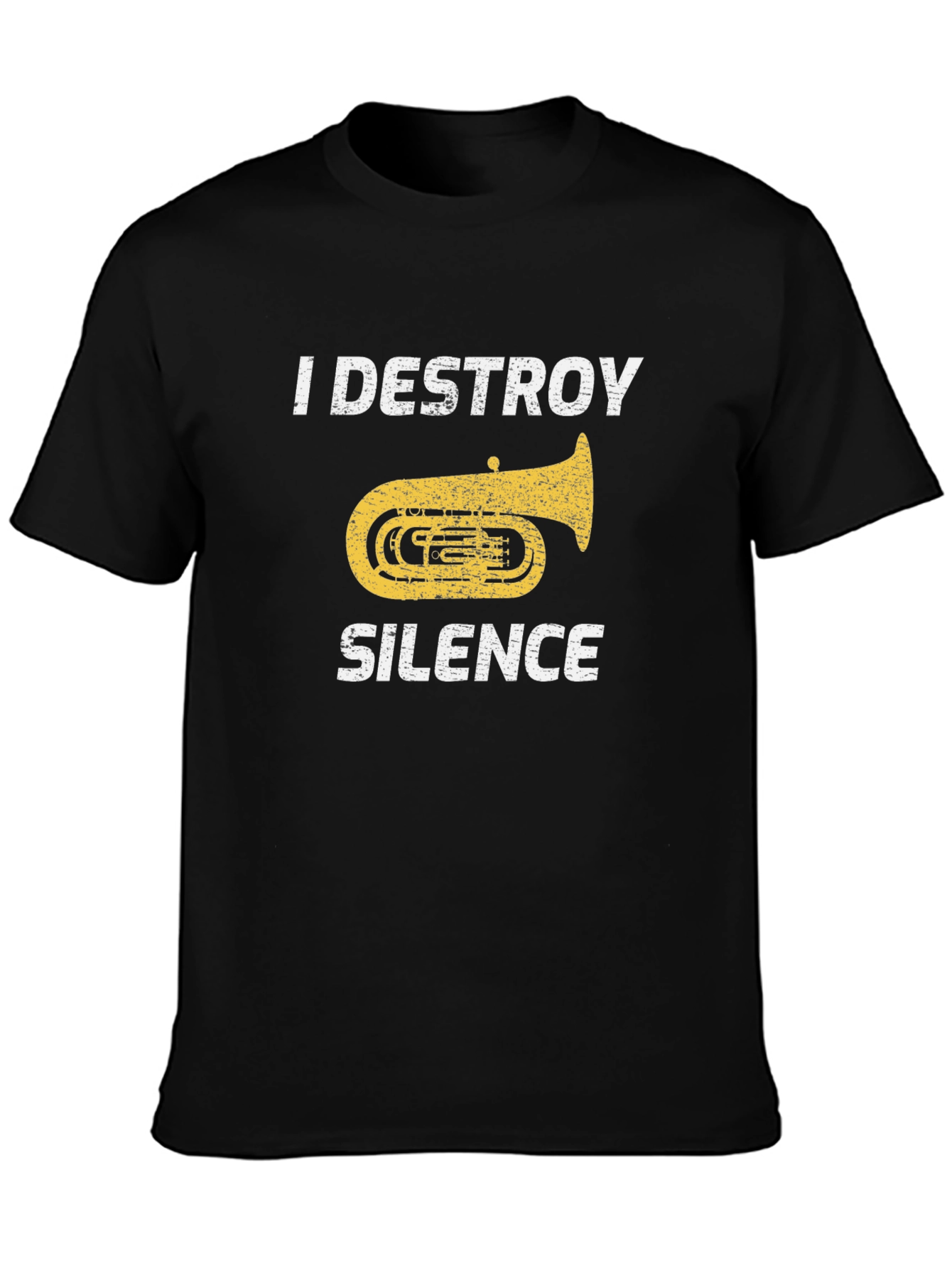 I Destroy Silence Tuba Graphic Tee