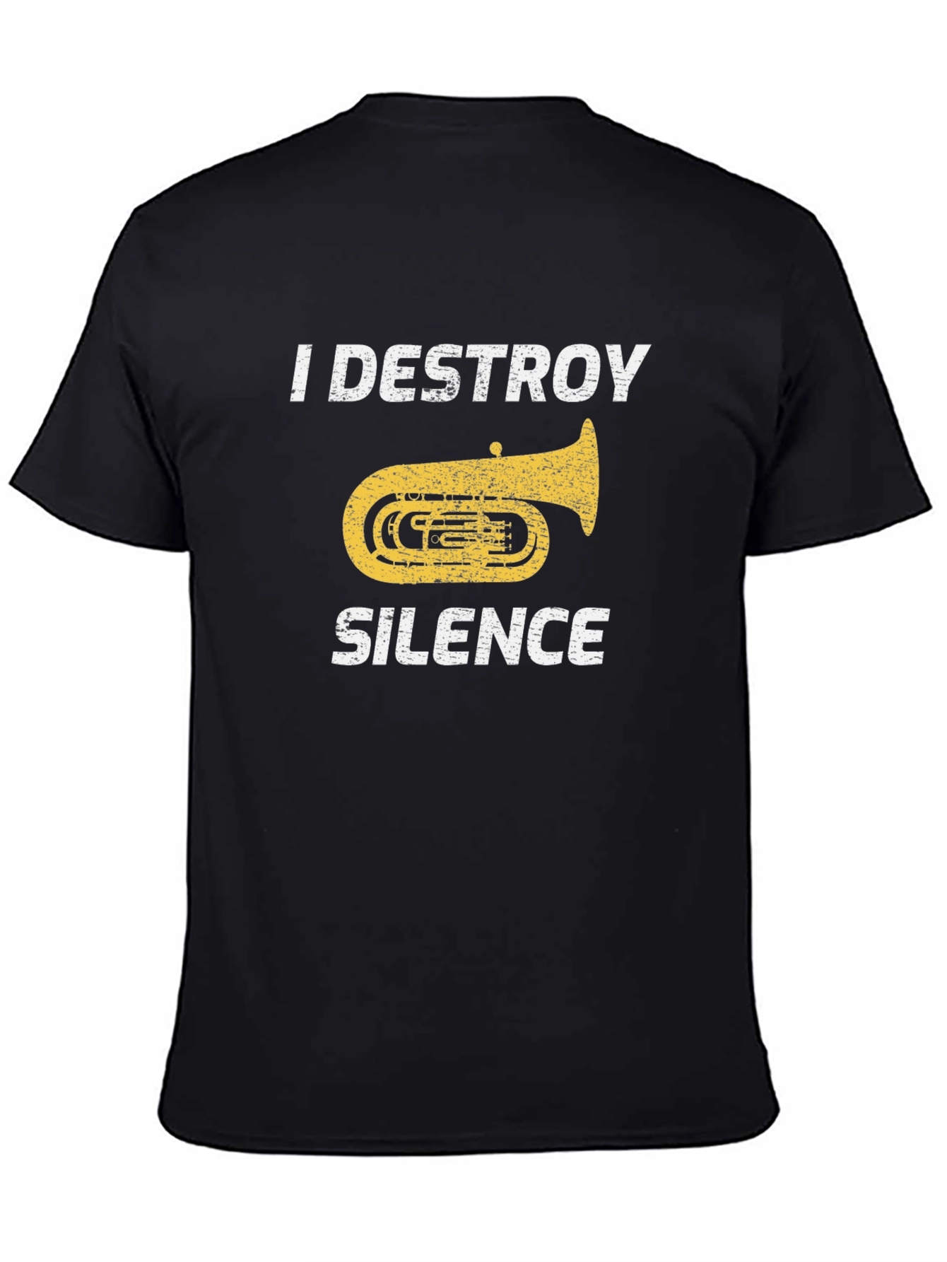 I Destroy Silence Tuba Graphic Tee