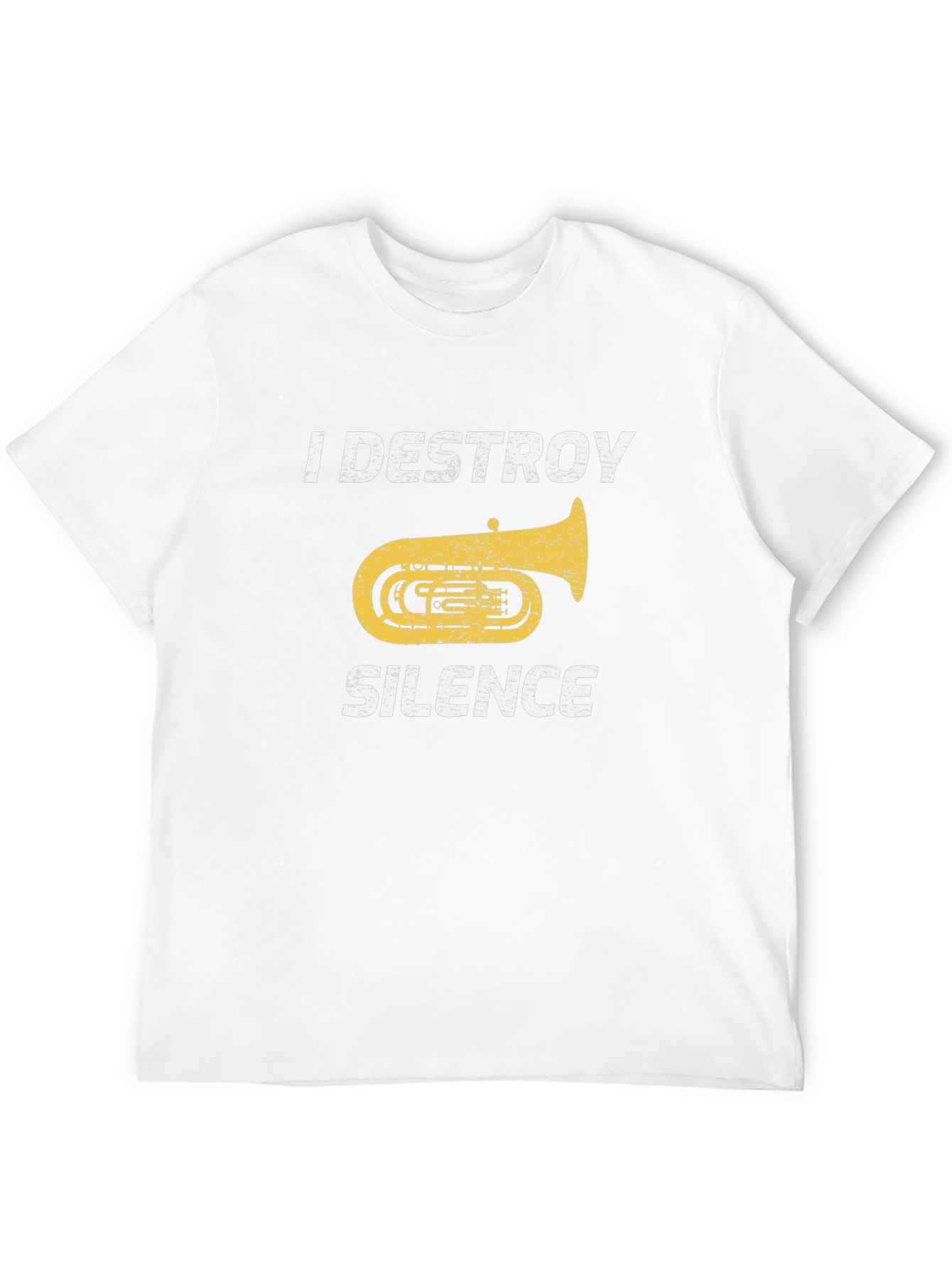 I Destroy Silence Tuba Graphic Tee