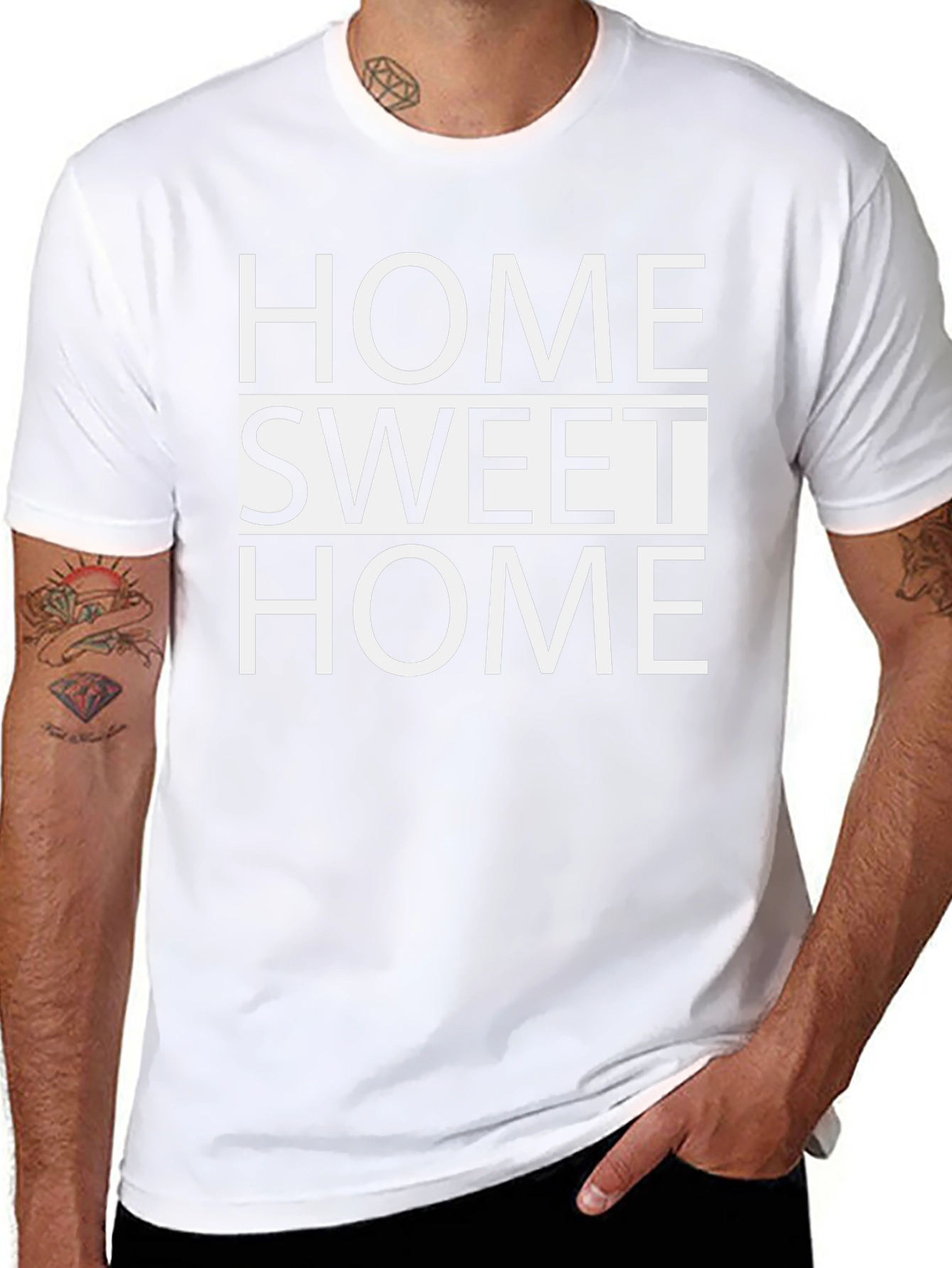 Home Sweet Home Graphic Tee - Classic Black T-Shirt