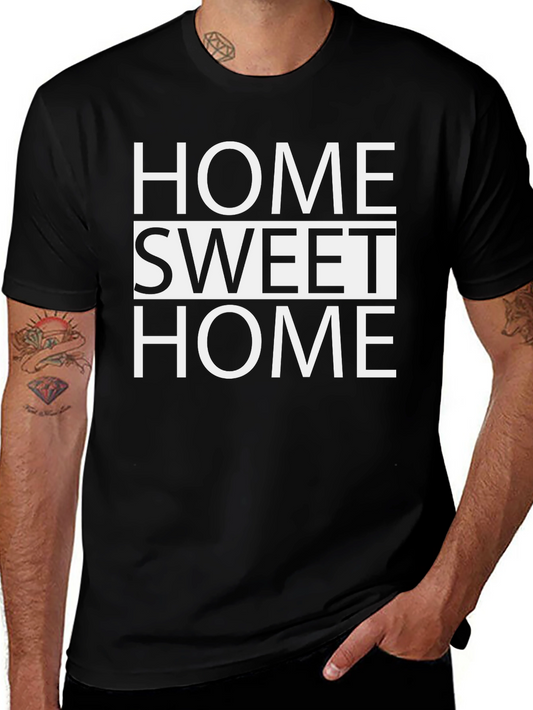 Home Sweet Home Graphic Tee - Classic Black T-Shirt