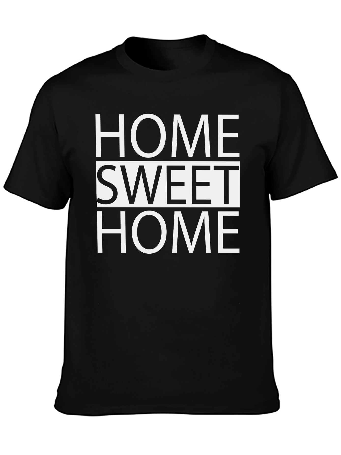 Home Sweet Home Graphic Tee - Classic Black T-Shirt