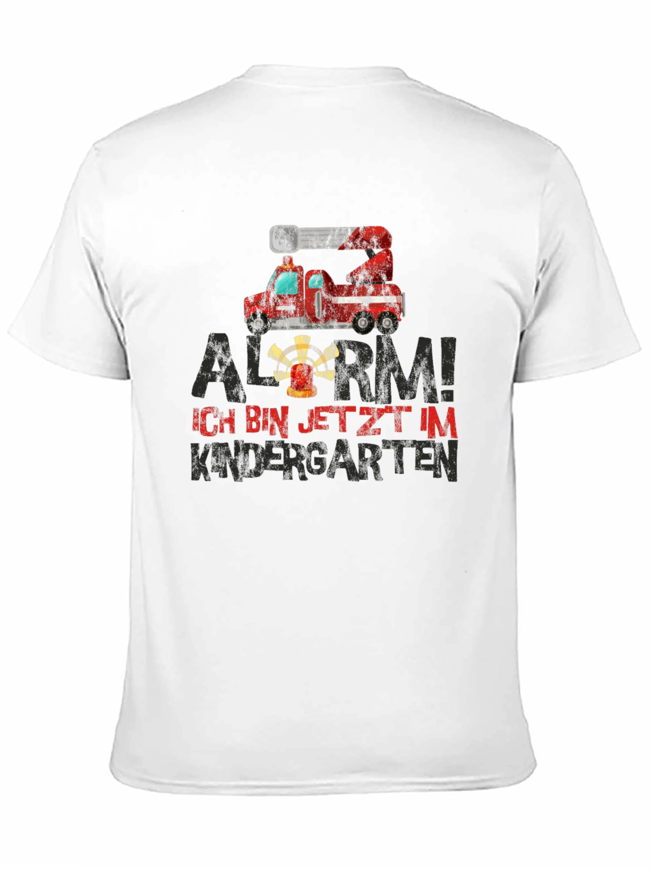 Alarm! Kindergarten Fire Truck T-Shirt